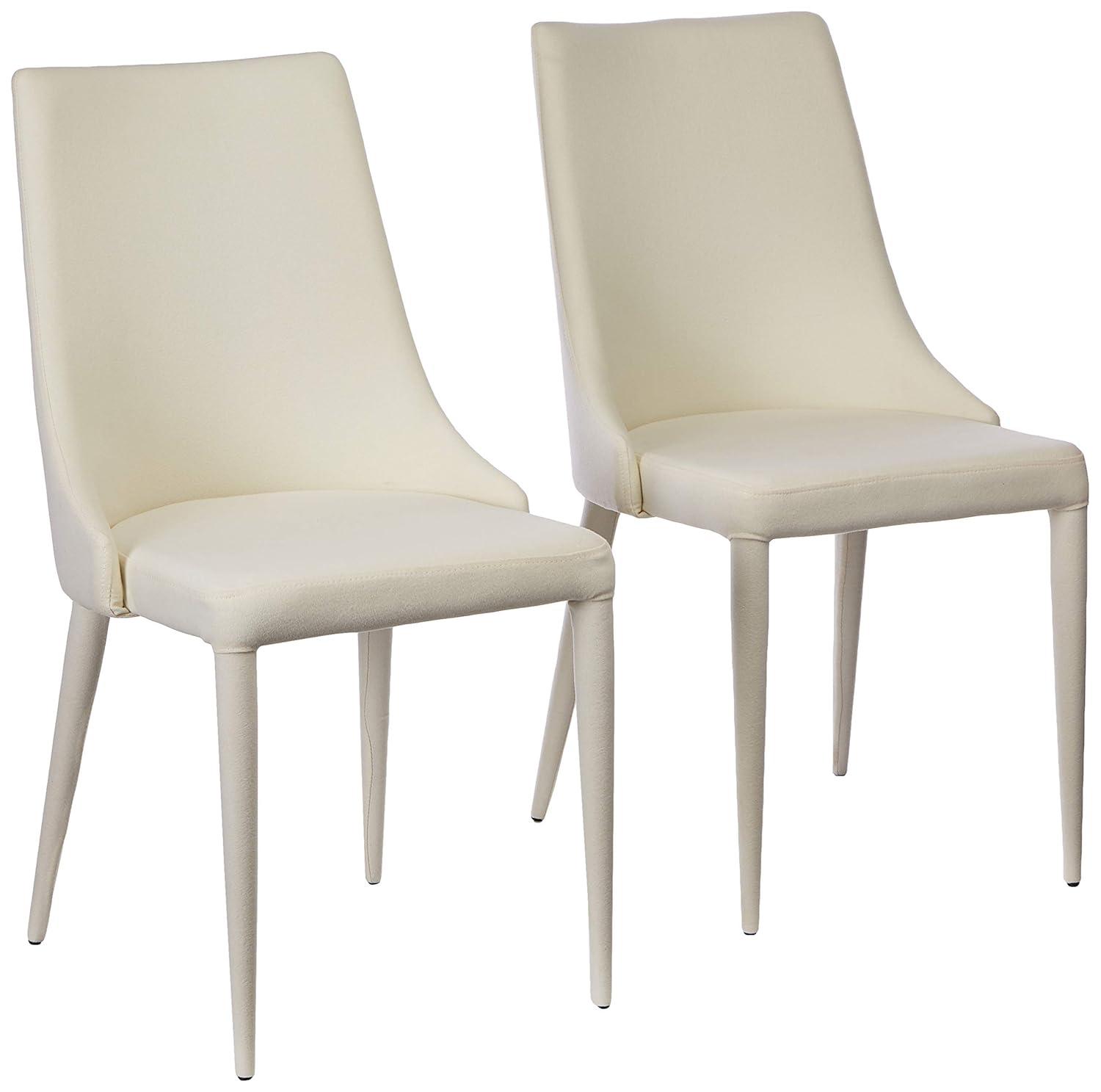 Summerset 19" H Leather Side Chair (Set of 2) - FOX2014 - Grey - Safavieh Couture
