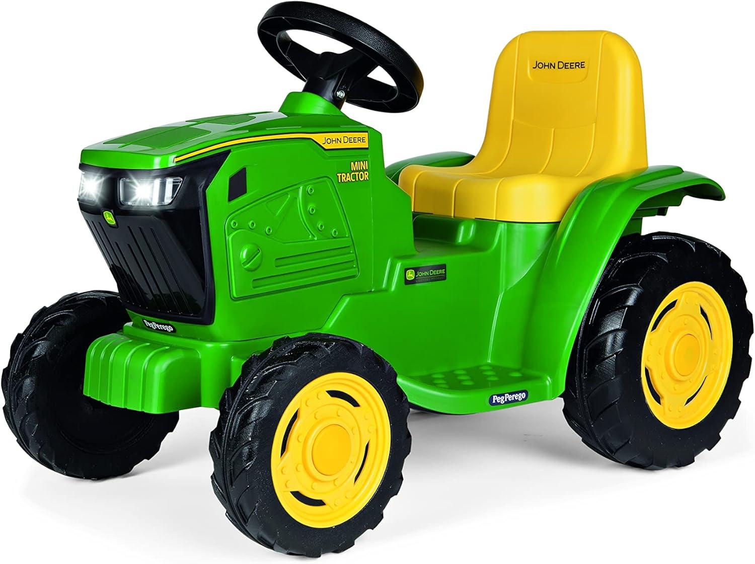 Peg Perego John Deere Mini Tractor 6 Volt Ride on Toy