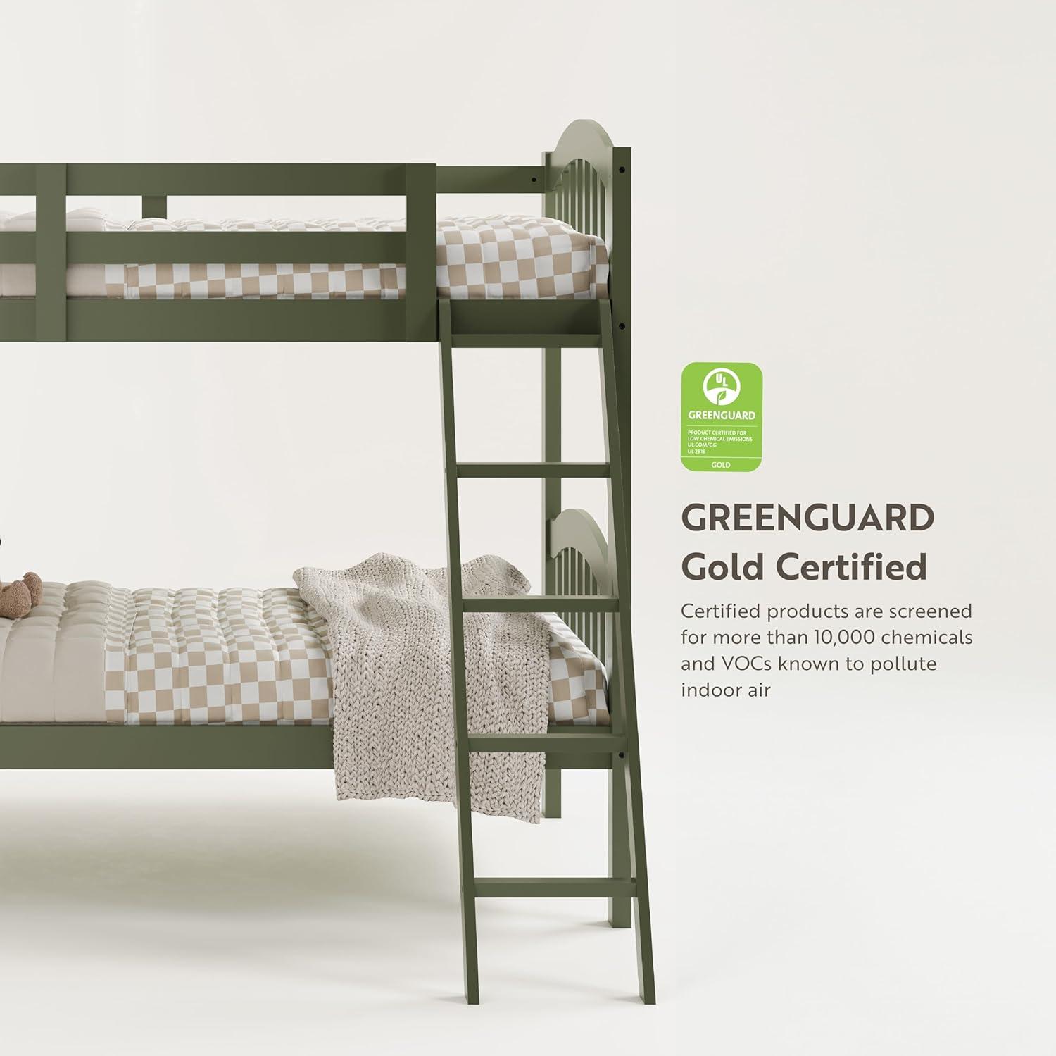 Long Horn Twin Over Twin Solid Wood Standard Bunk Bed by Storkcraft