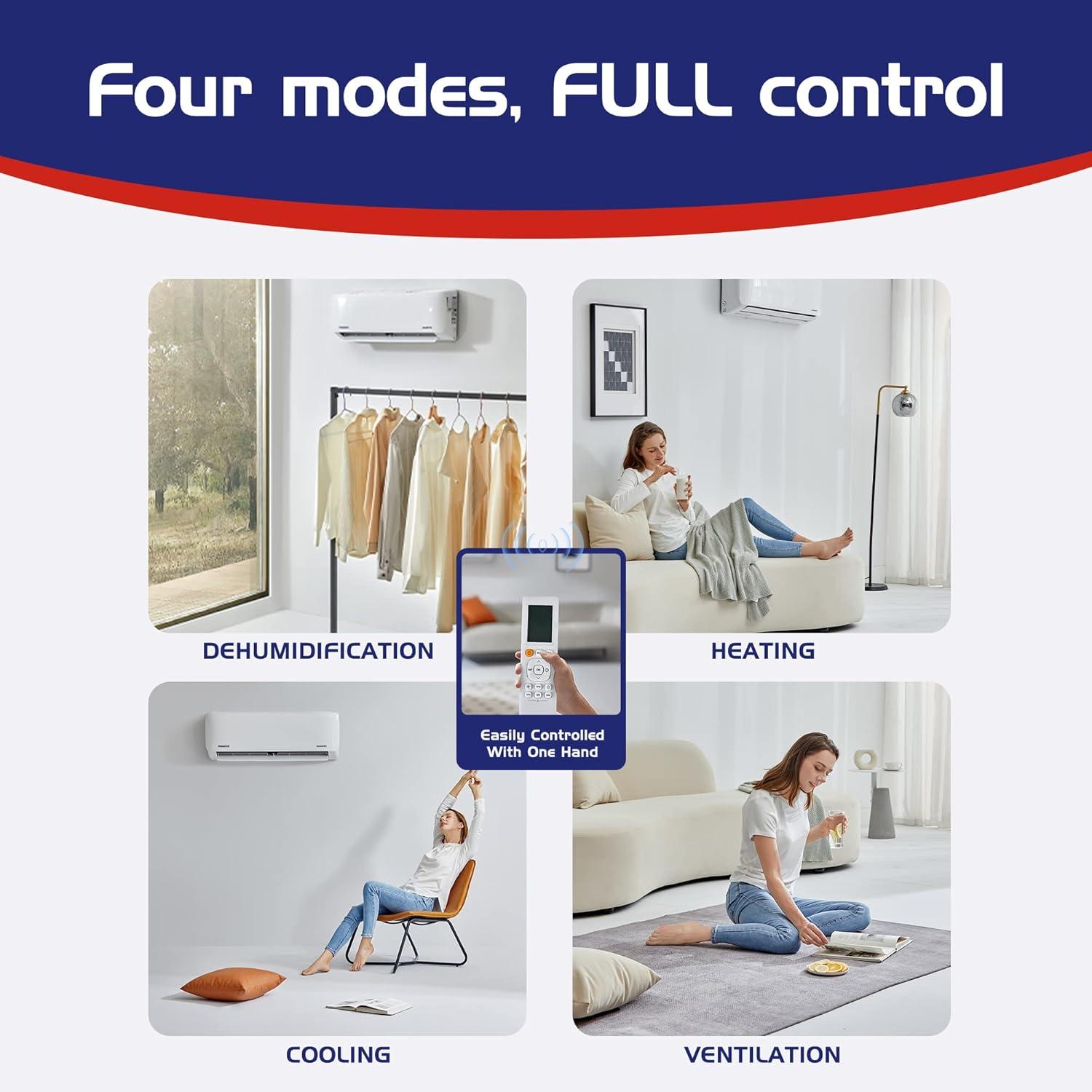 Pioneer 9,000 BTU White Wall Mount Ductless Mini Split Heat Pump
