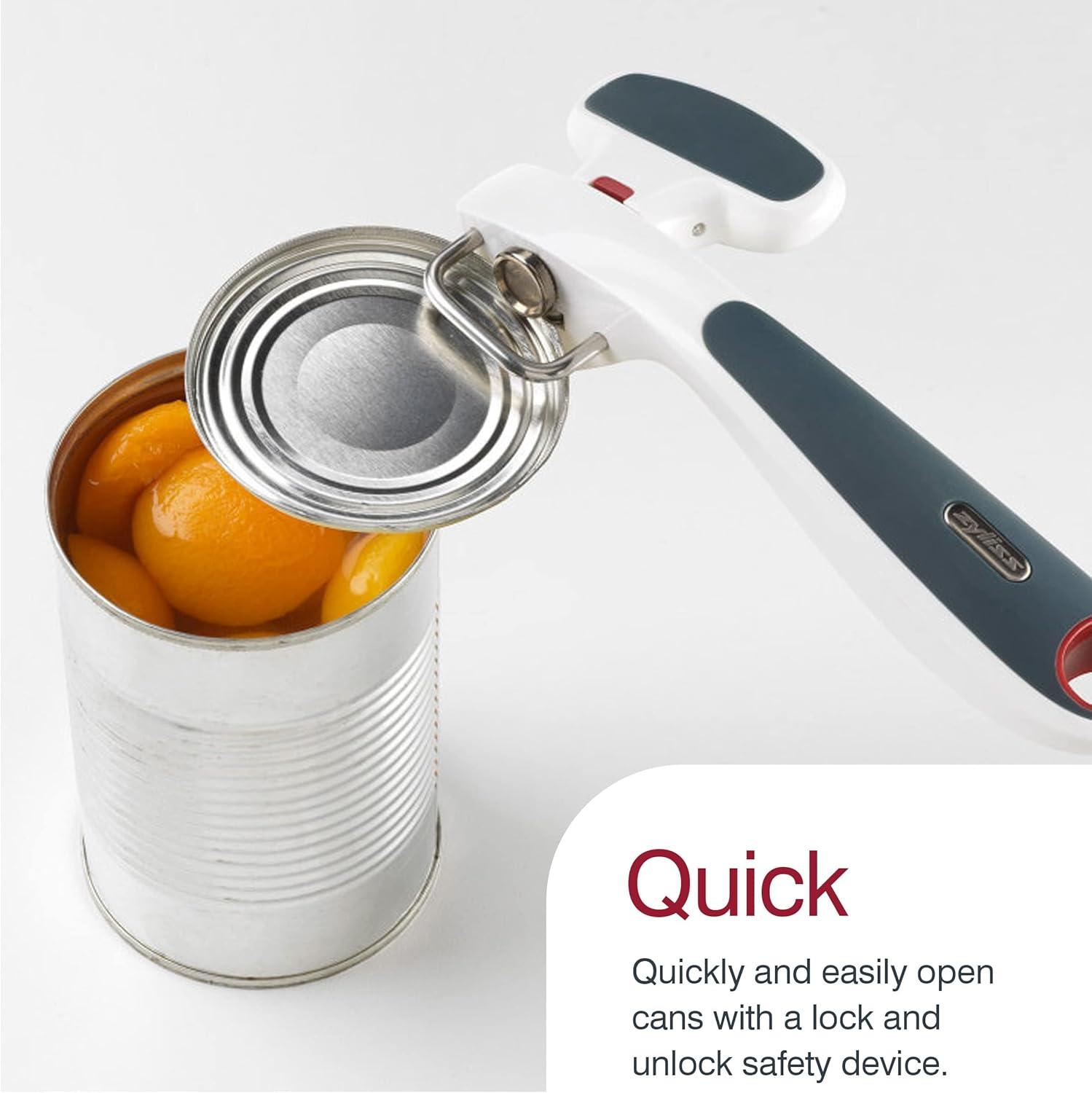 Zyliss Safe Edge Can Opener Gray