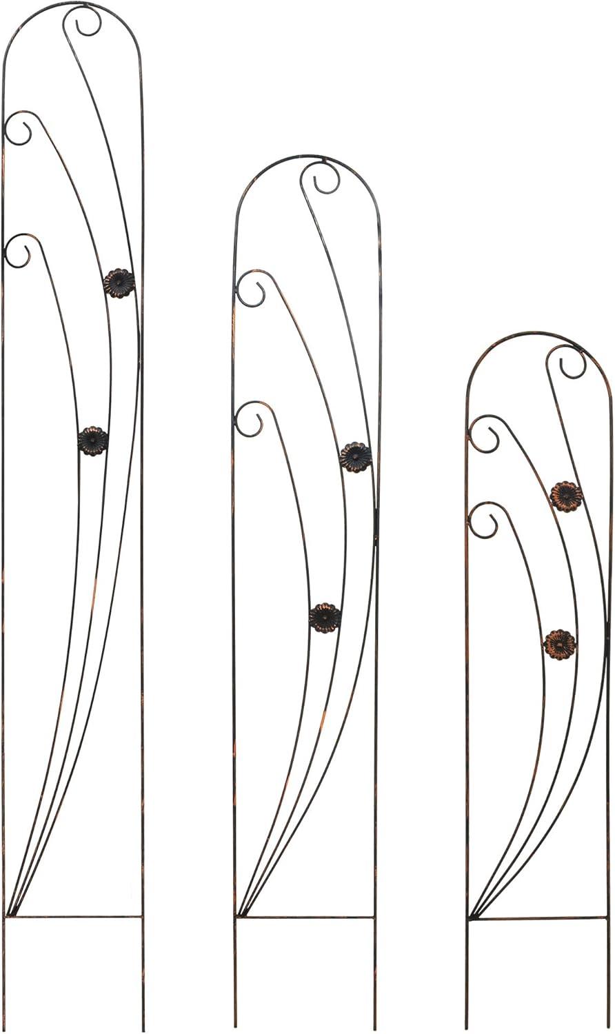 TR08 Phoenix Trellis 5' x 10", Black