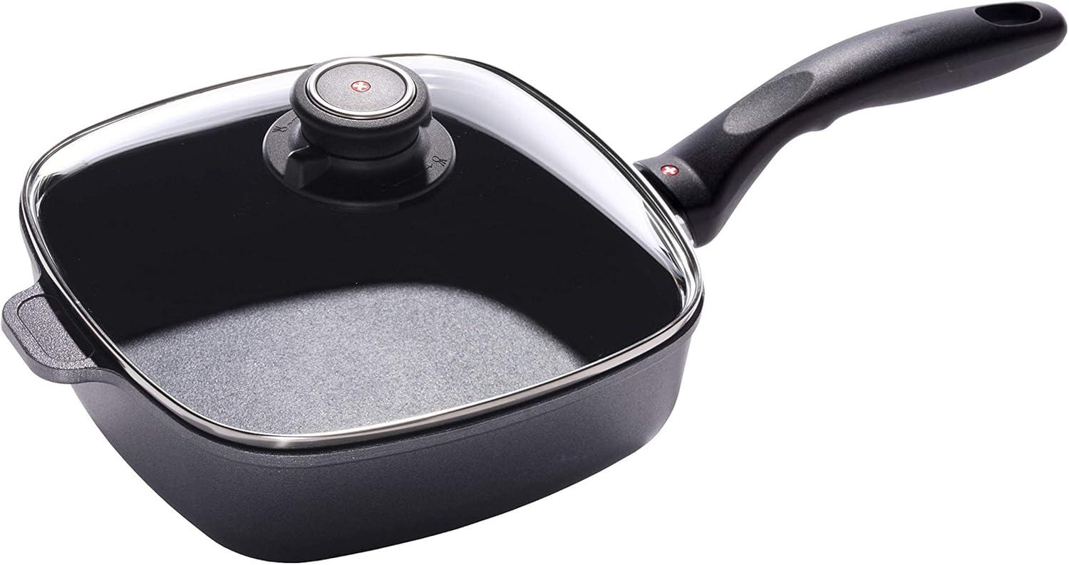 8" x 8" Square Aluminum Nonstick Saute Pan with Lid