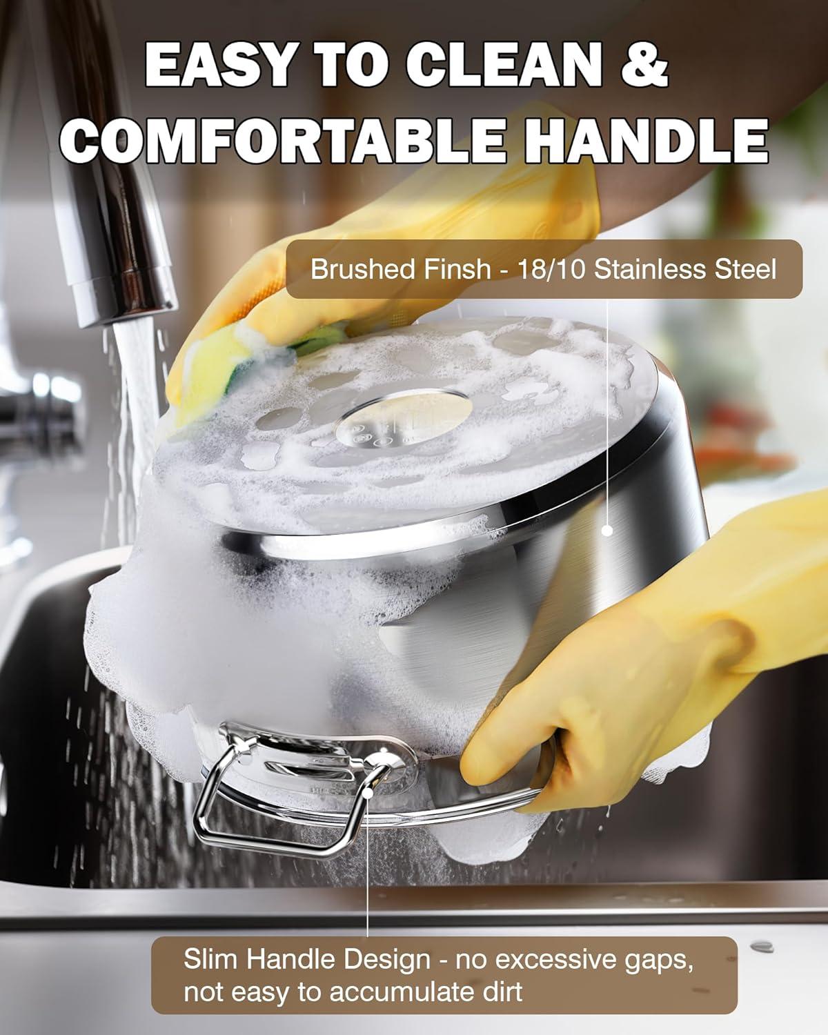 Cooks Standard Cooks Standard 6 Quarts Stainless Steel Stock Pot