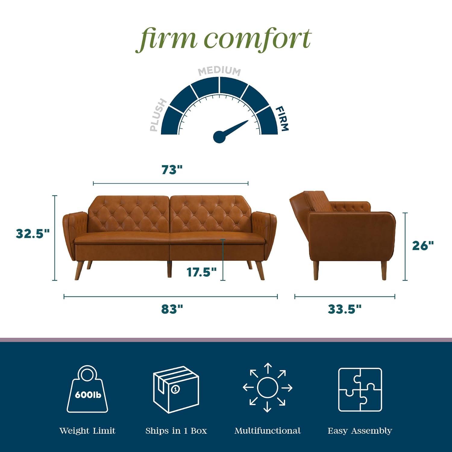 Tallulah Memory Foam Futon