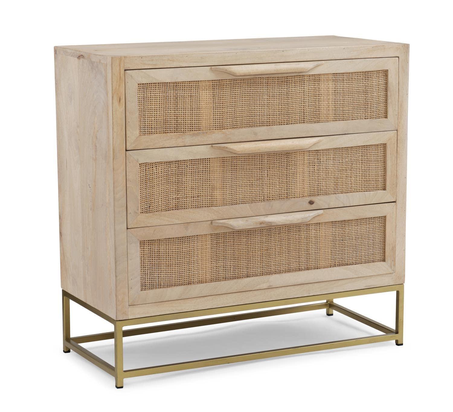 Leanne 3 Drawer 30" W Solid Wood Dresser