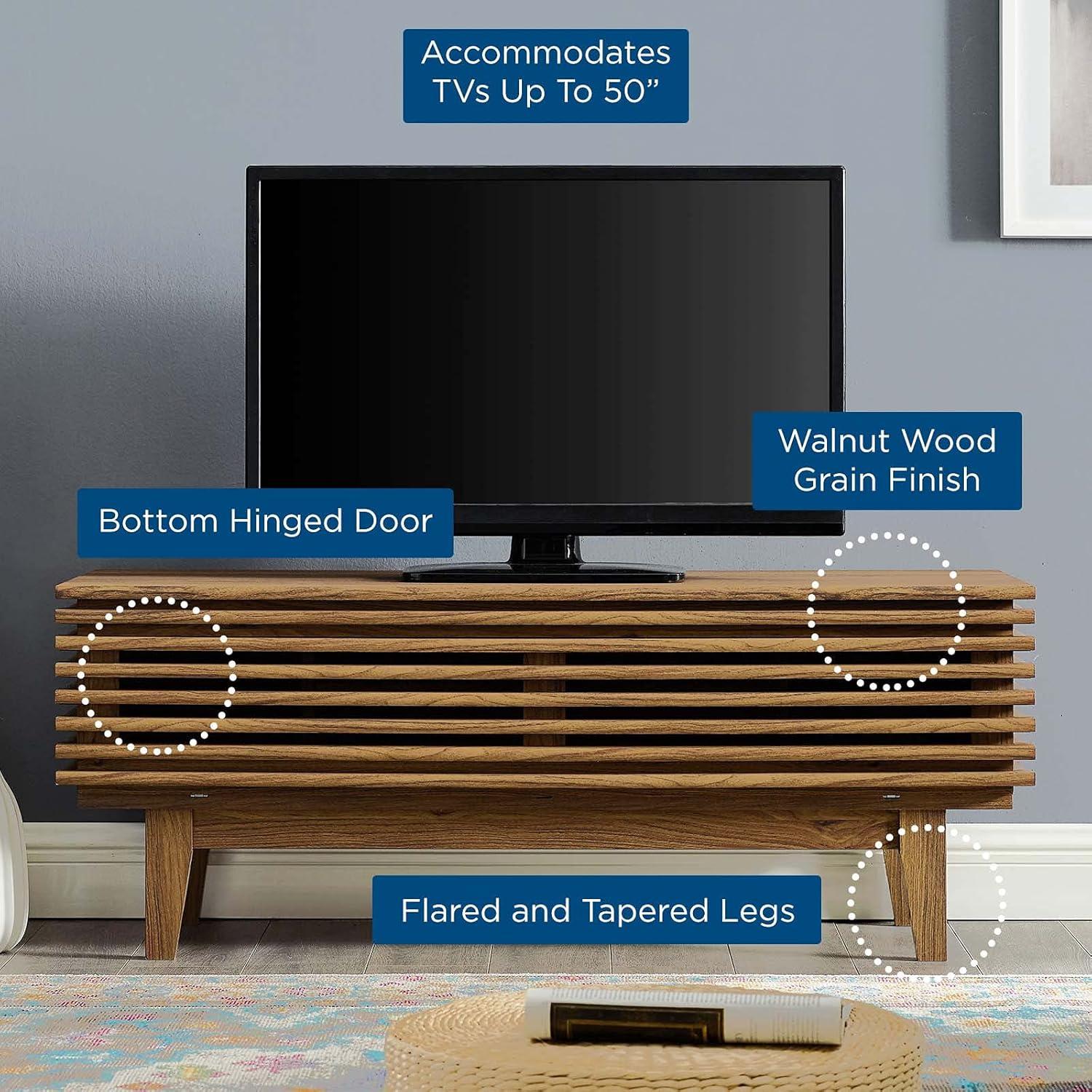 Modway Render 46" TV Stand in Walnut