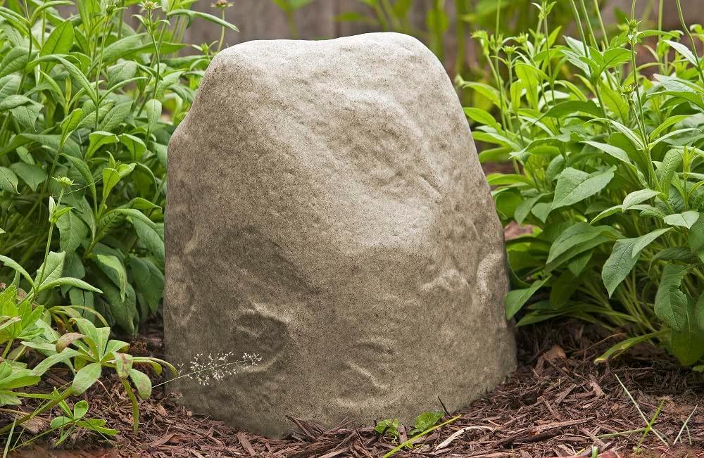 14" Resin Small River Rock Statuary - Sand - Emsco