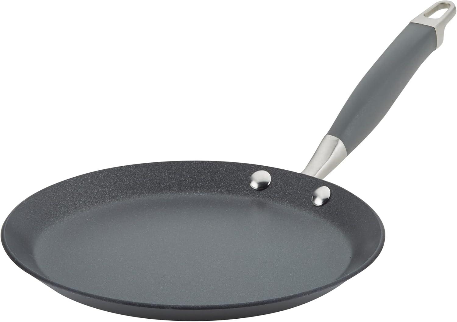 Anolon Advanced Home 9.5 inch Hard Anodized Nonstick Crepe Pan, Moonstone