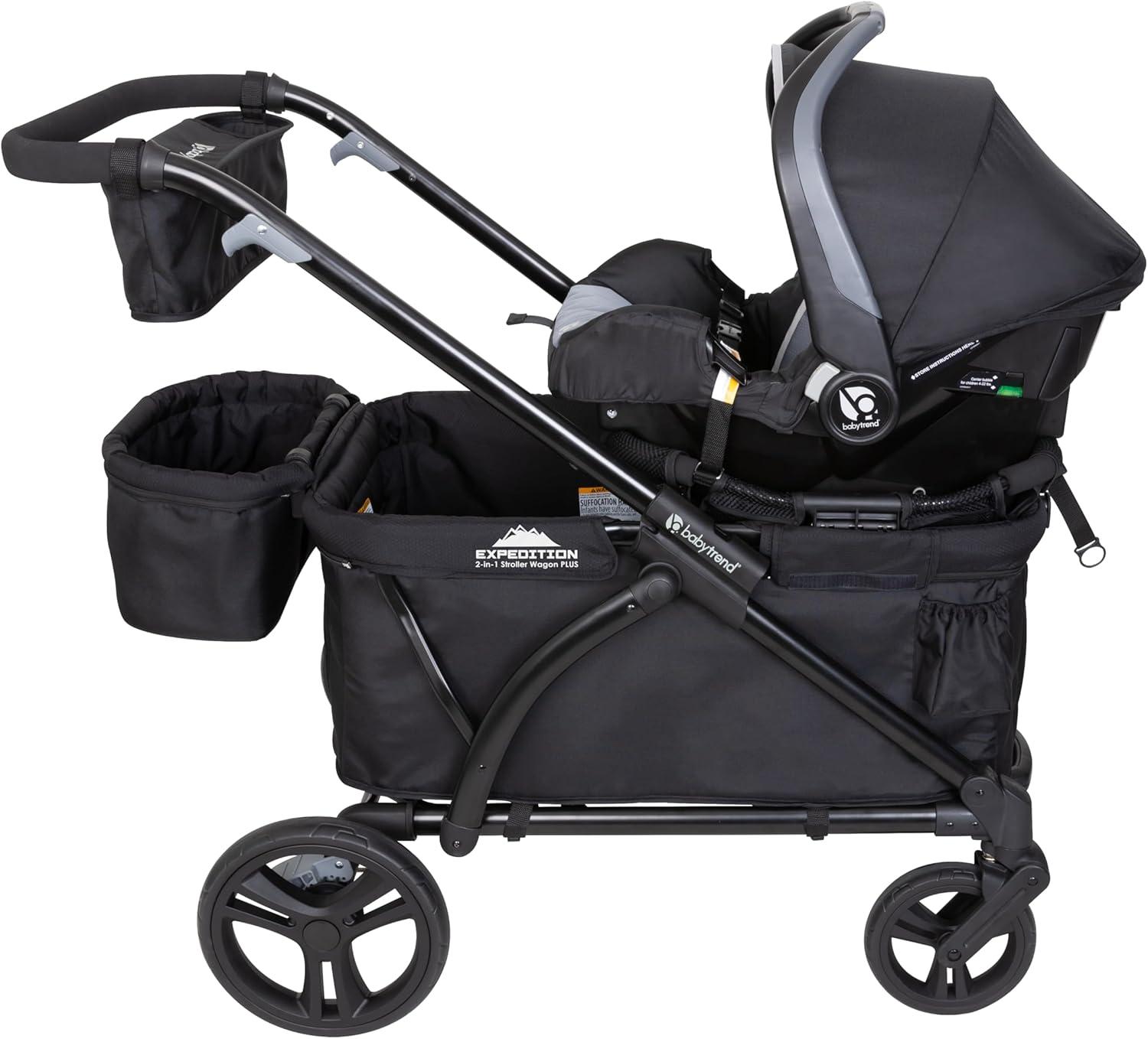 Baby Trend Baby Trend Foldable 4 Wheel Multi-Child Stroller with Storage