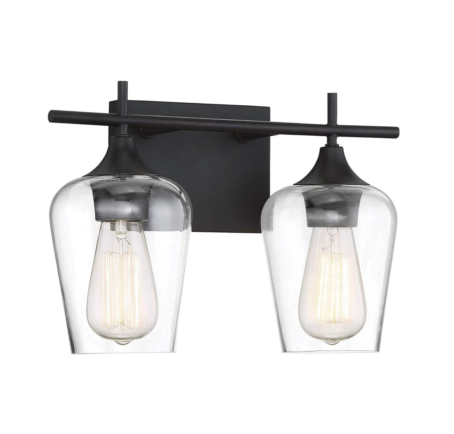 Savoy House Octave 2 - Light Vanity in  English Bronze