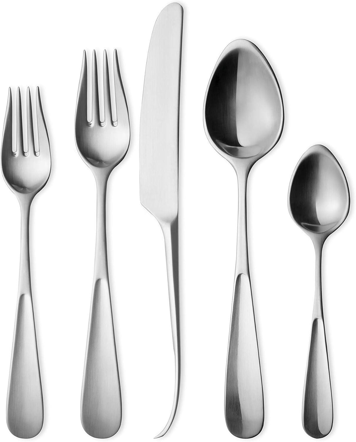 Georg Jensen Vivianna 5 Piece Flatware Set, Service for 1 | Wayfair