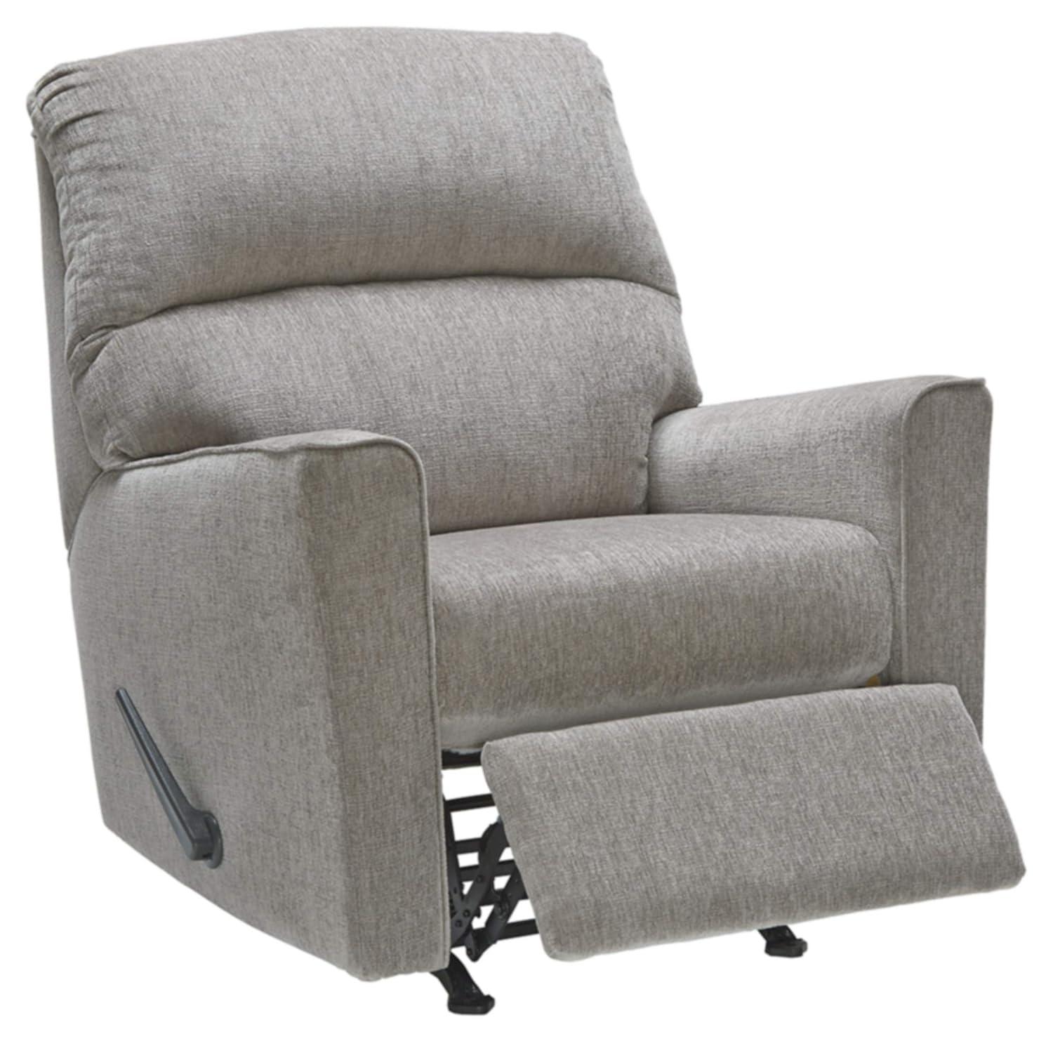 Signature Design by Ashley Altari Rocker Recliner in Alloy