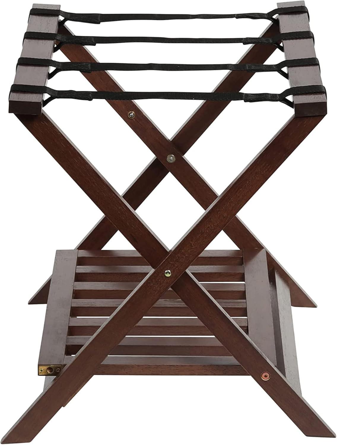 Folding Wood Luggage Rack