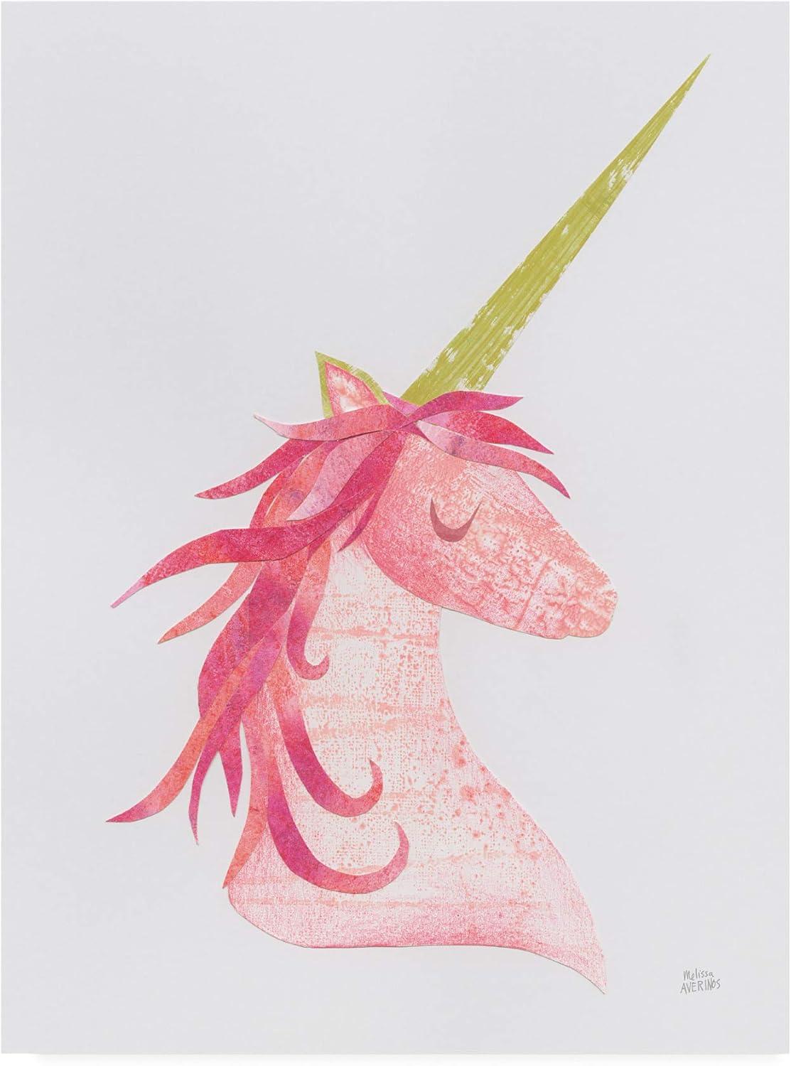 Trademark Fine Art 'Unicorn Magic I' Canvas Art by Melissa Averinos