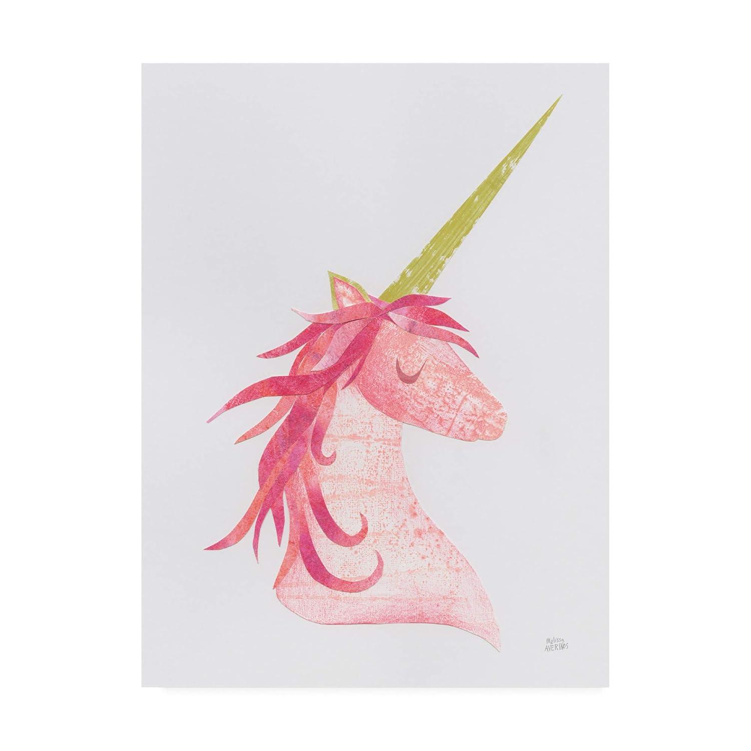 Trademark Fine Art 'Unicorn Magic I' Canvas Art by Melissa Averinos