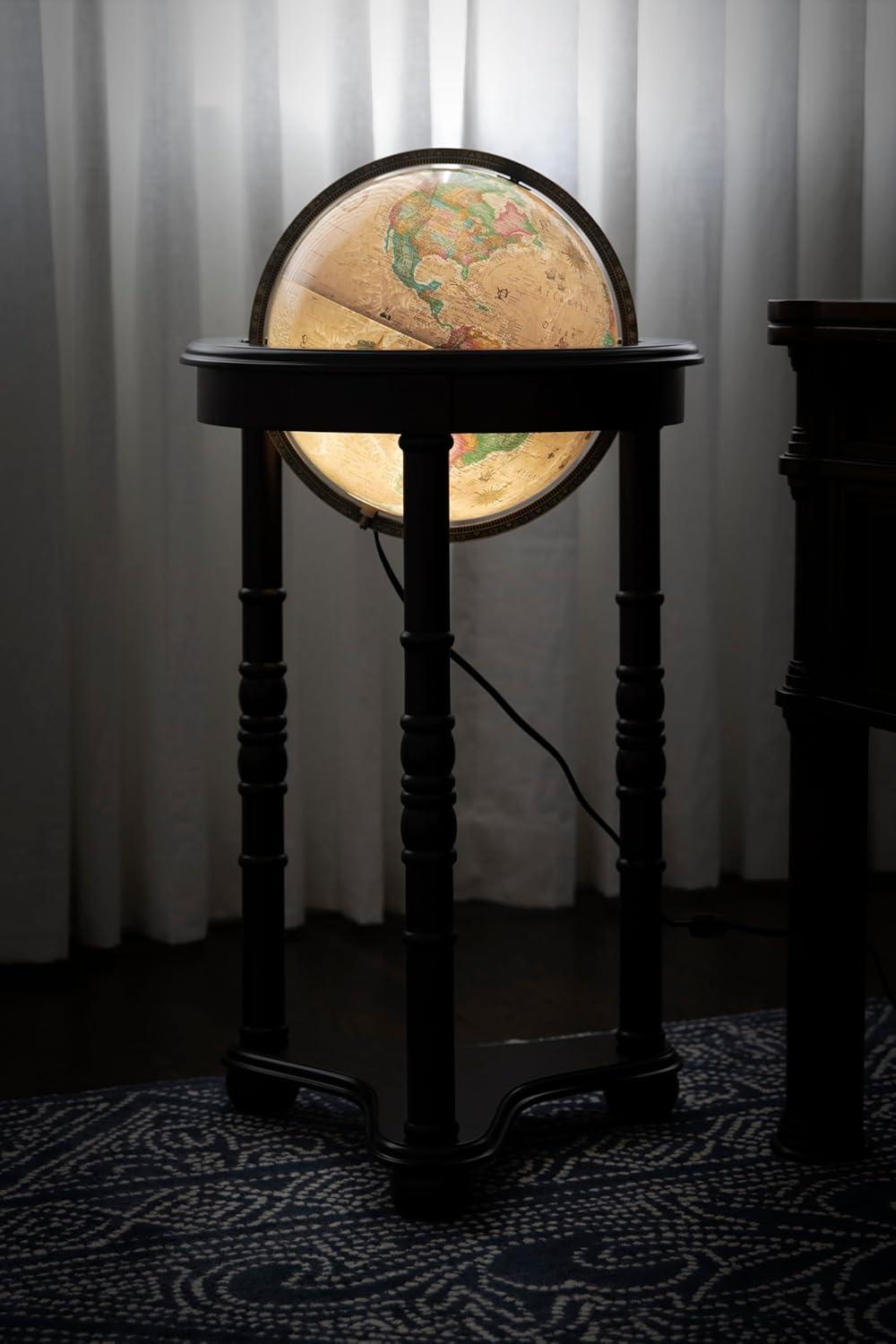 Lancaster 12 Inch Metallic Bronze Floor Globe