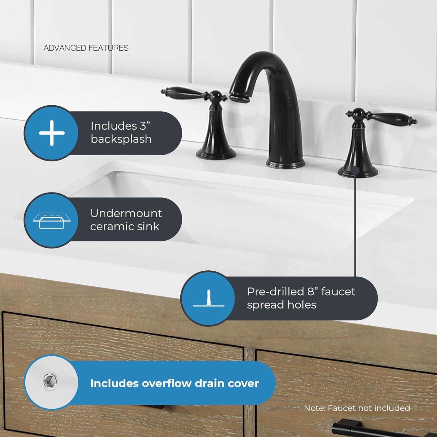 Ove Decors OVE Decors Bailey 48" Single Bathroom Vanity with Premium Countertop