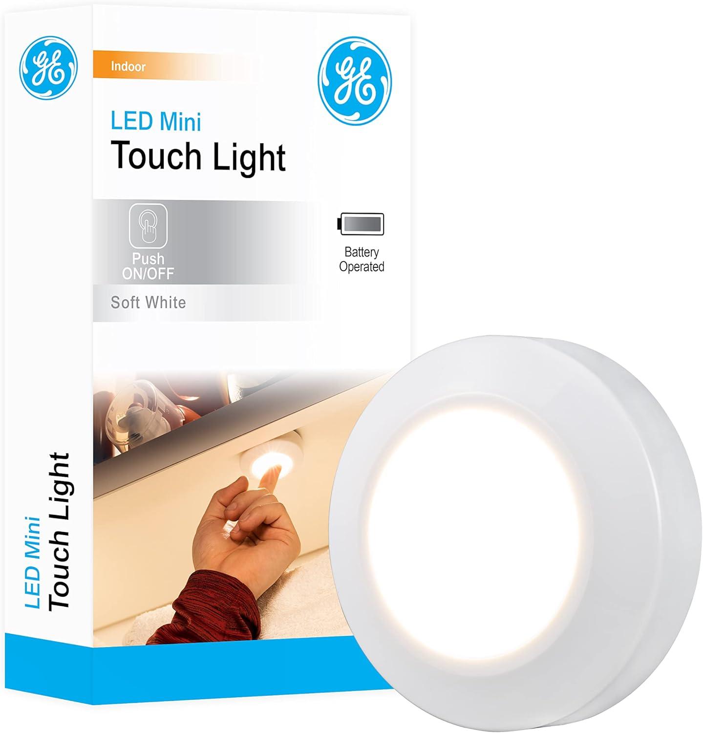 Compact 6.6" Touch-Activated LED Under-Cabinet Light, Warm White