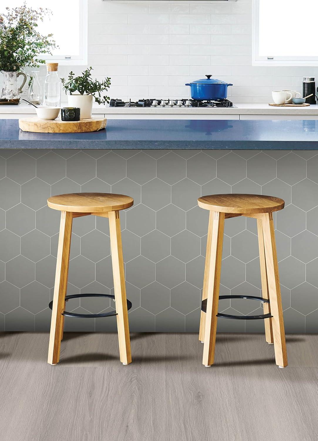 WallPops! Hexagon Peel and Stick Luxury Wall Tiles