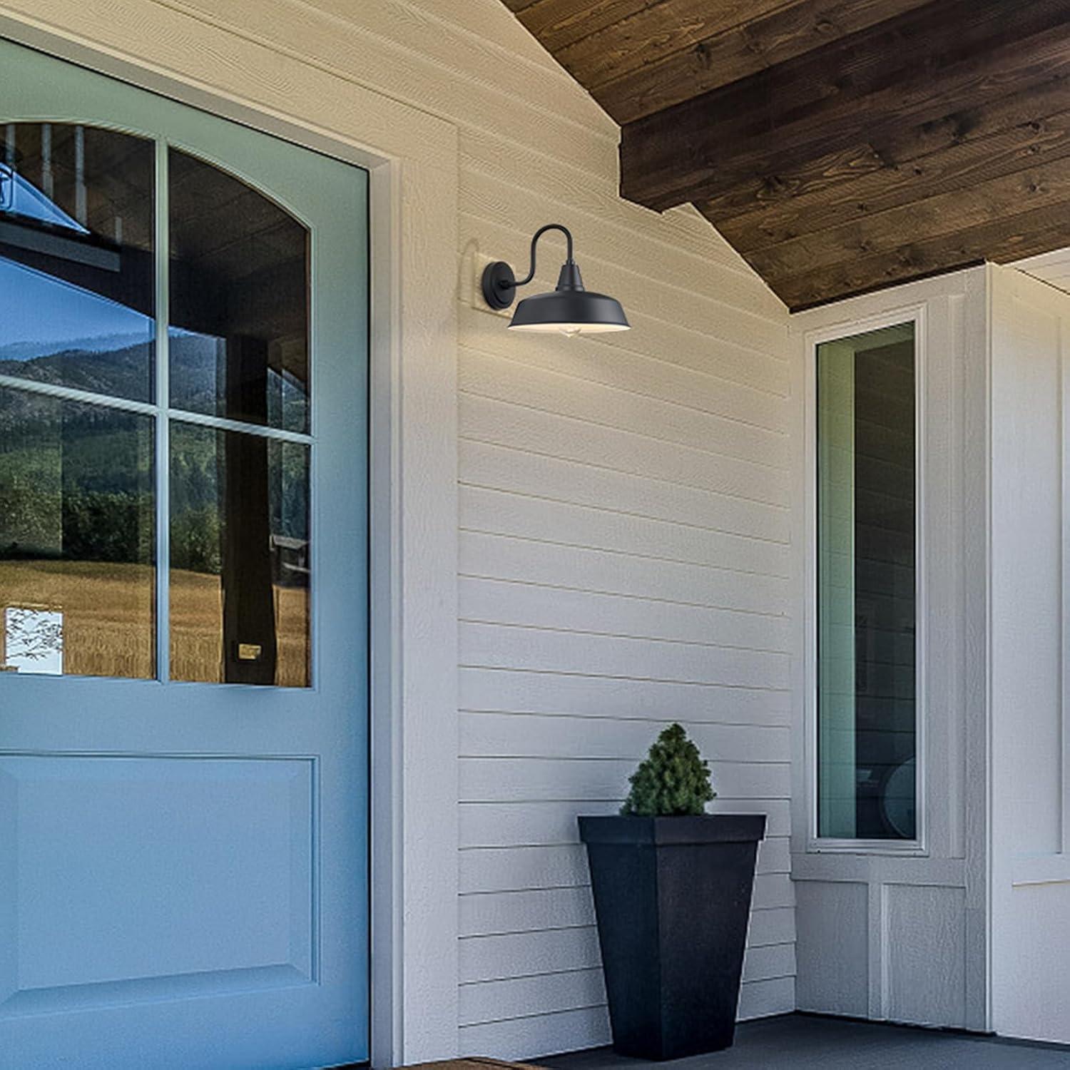 Blakeston Single Light Bell Outdoor Aluminum Wall Light