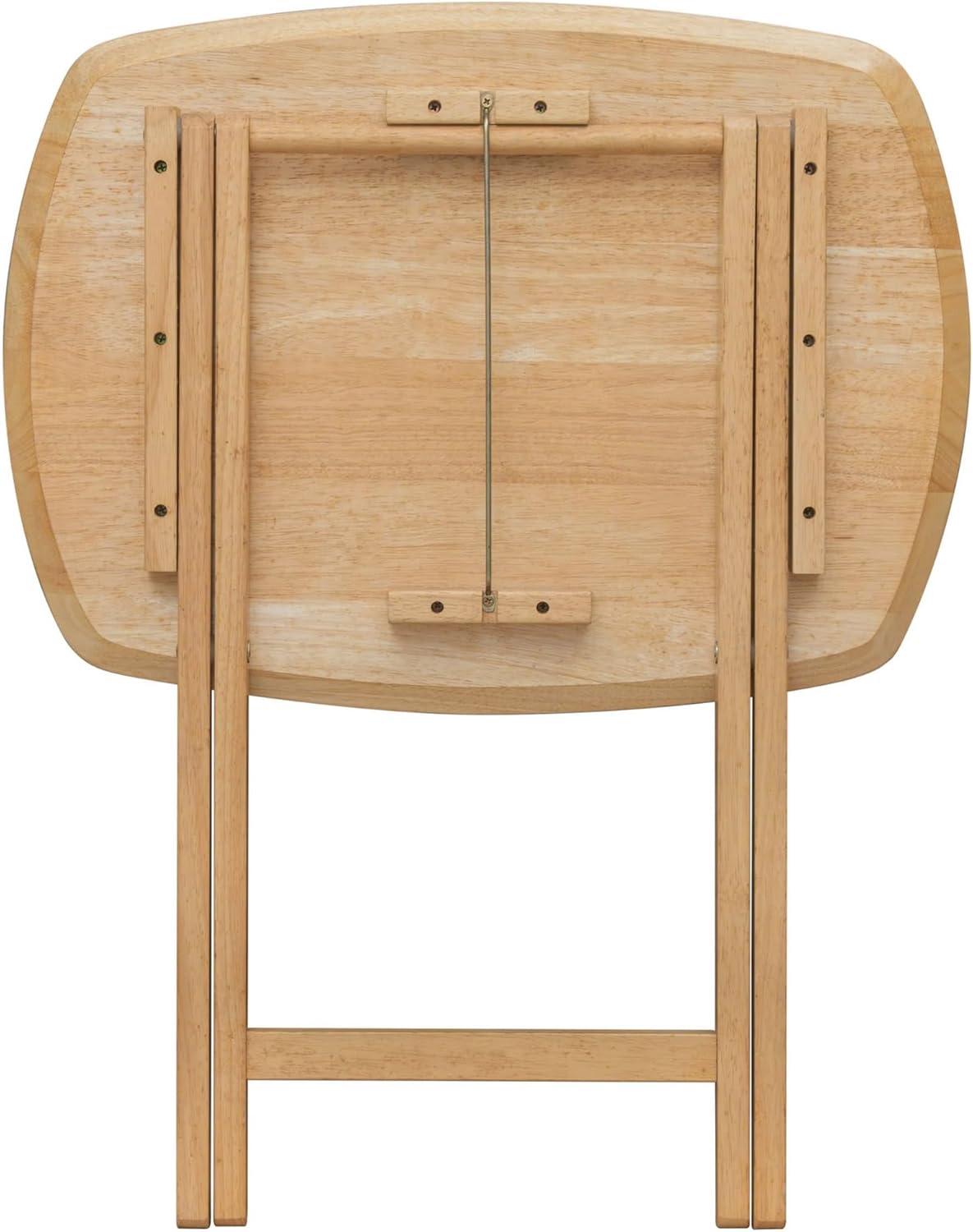 eHemco Wood Oversized Foldable TV Tray Table for Eating/2