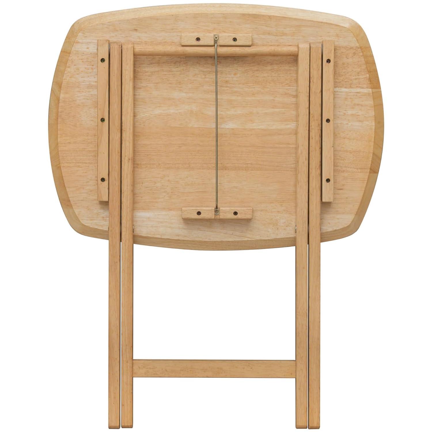 eHemco Wood Oversized Foldable TV Tray Table for Eating/2