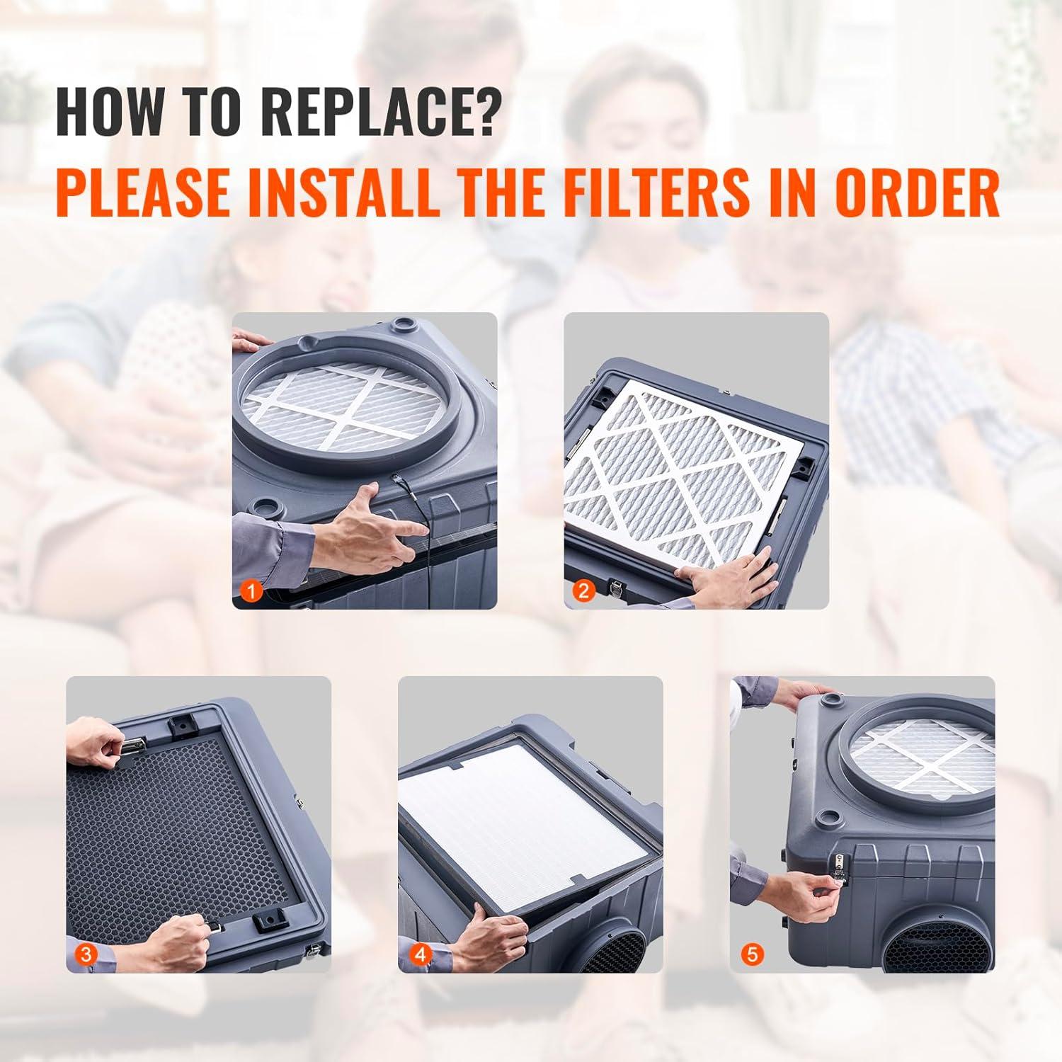 VEVOR Universal Air Filter for Air Purifier