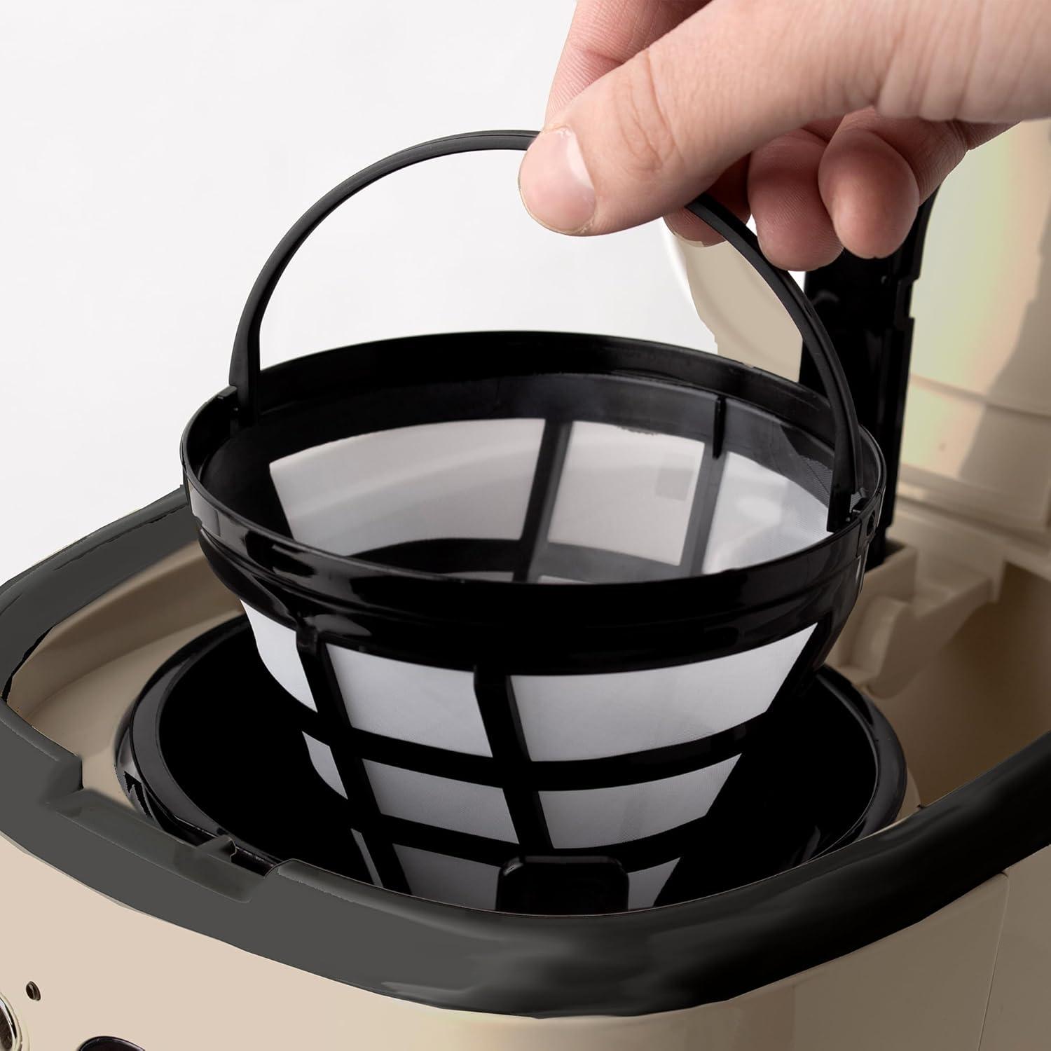 HADEN Putty Beige Programmable Drip Coffee Maker