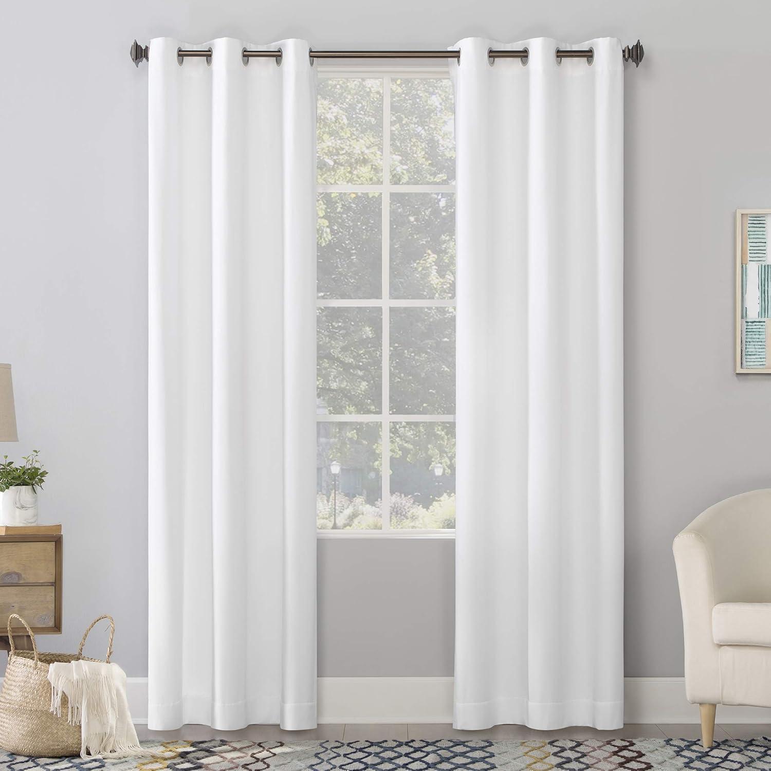 Lindstrom Textured Draft Shield Fleece Insulated Energy Saving Grommet Top Room Darkening Curtain Panel - No. 918