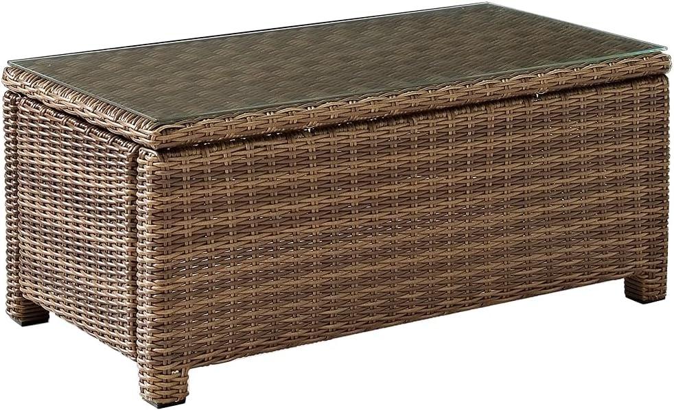 Bradenton Outdoor Wicker Sofa & Coffee Table Set - Crosley