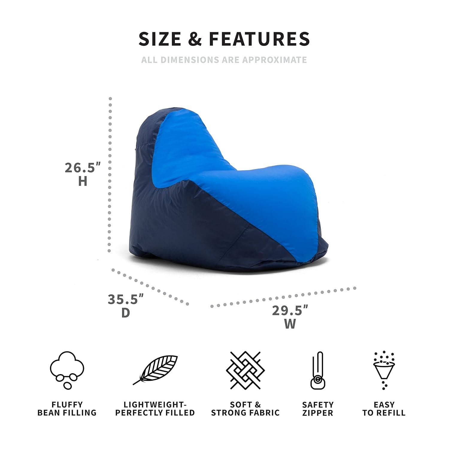 Big Joe Warp Soft Spandex Gaming Bean Bag Chair