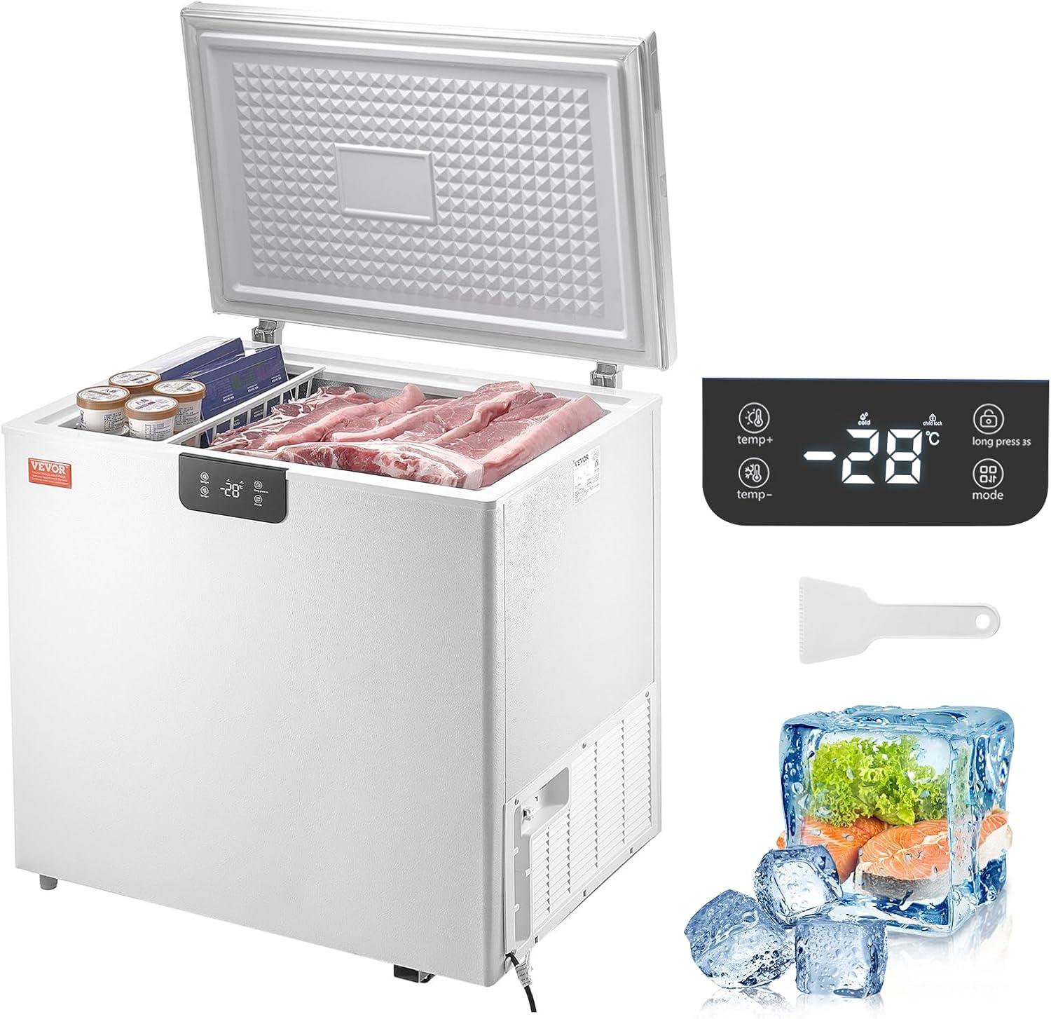 5.4 Cubic Feet Freezer with Adjustable Temperature Controls