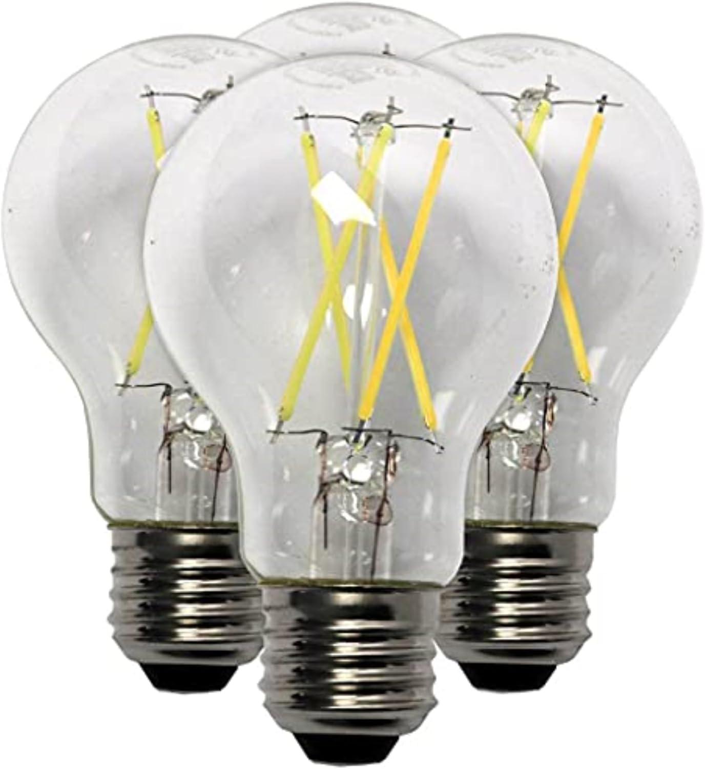 Sylvania TruWave A19 E26 (Medium) LED Bulb Clear Daylight 60 Watt Equivalence 4 pk