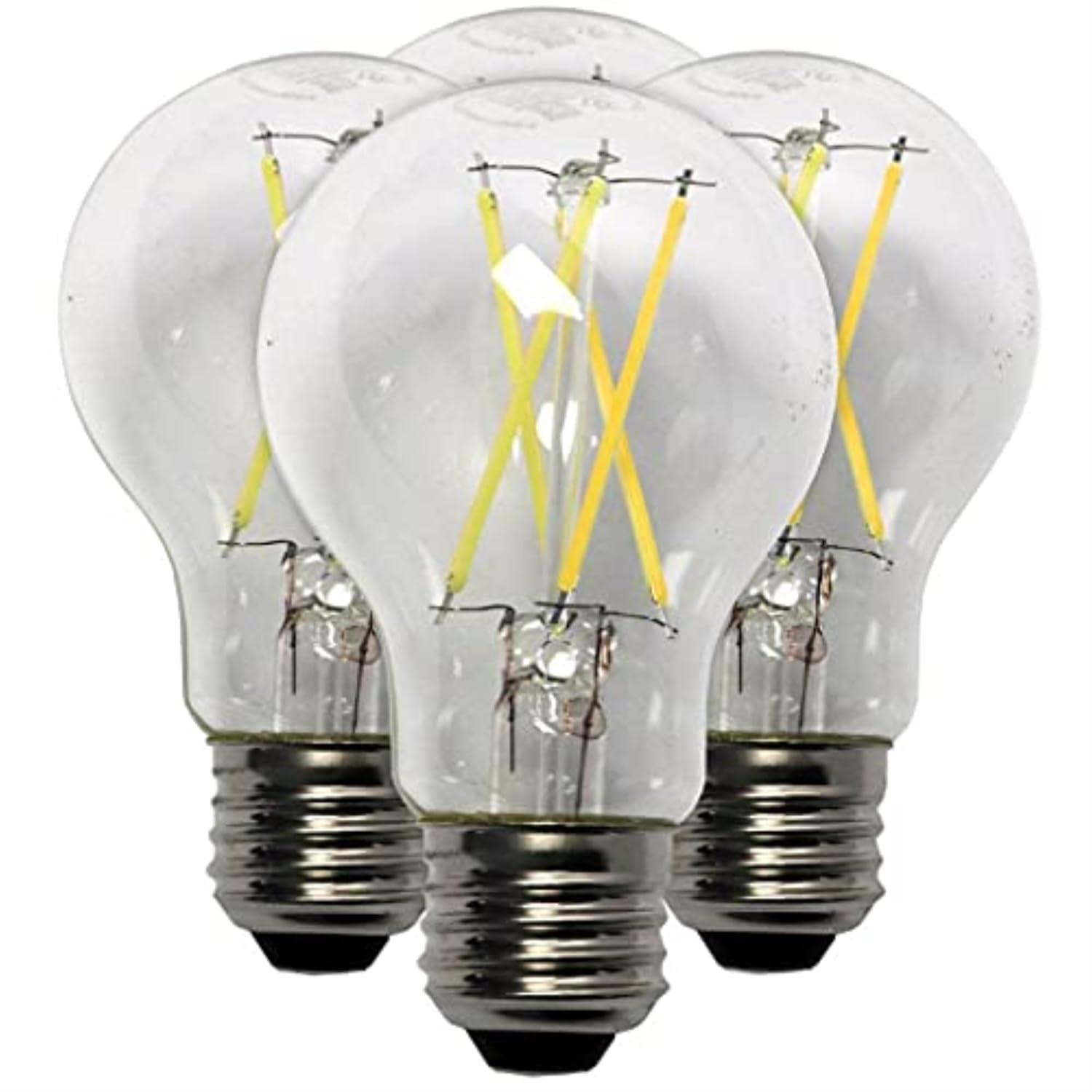 Sylvania TruWave A19 E26 (Medium) LED Bulb Clear Daylight 60 Watt Equivalence 4 pk