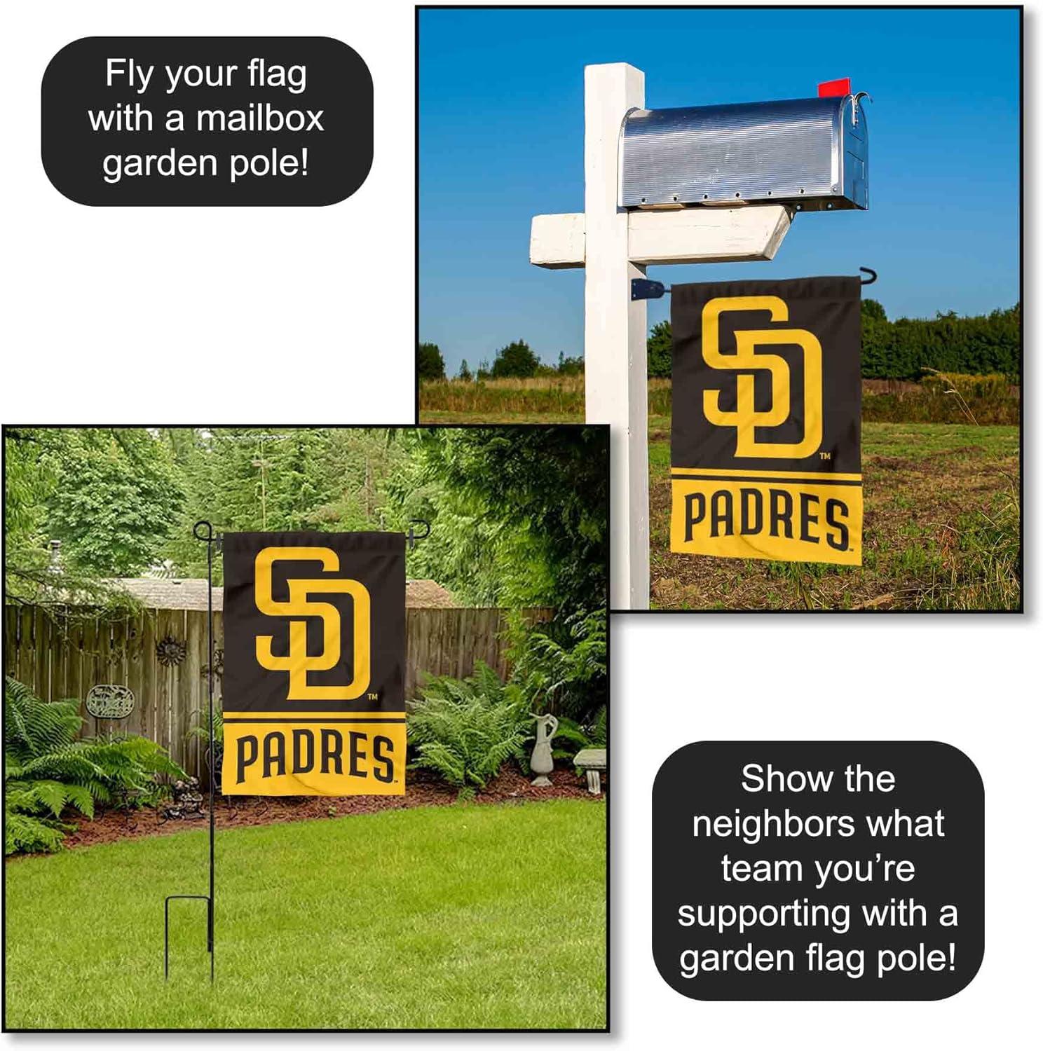 San Diego Padres Double Sided Garden Flag