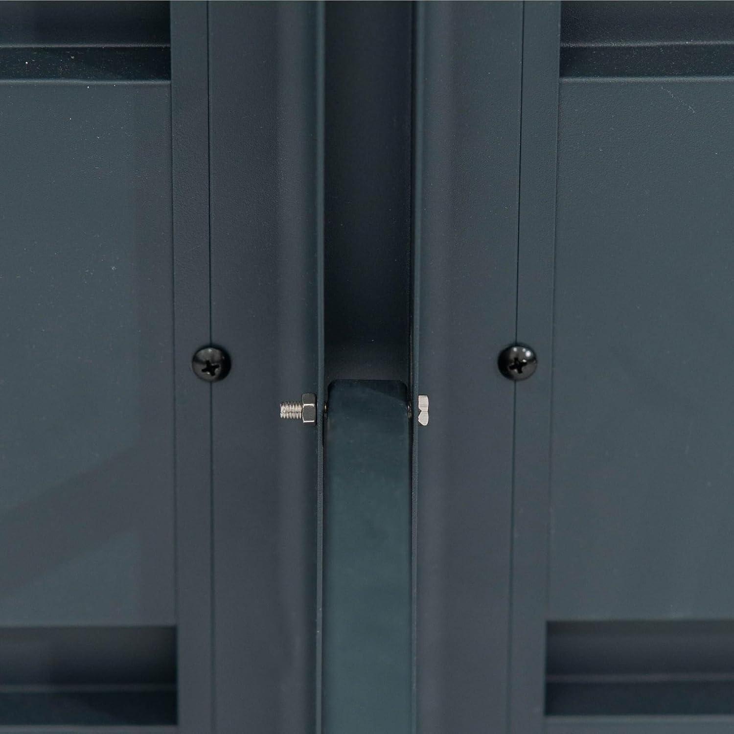 Vego Garden Modern 32" Tall Metal Outdoor Long Planter Box