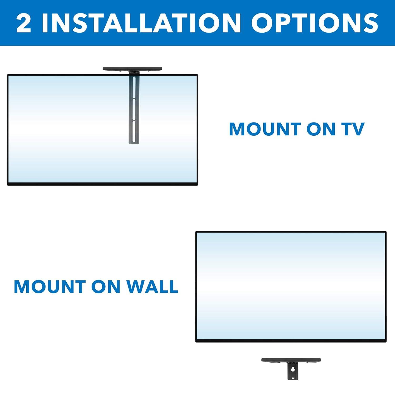 Mount-it Mount-It Floating Shelf for Wall Mounted TV & Streaming Devices | Dual Installation for Wall or TV