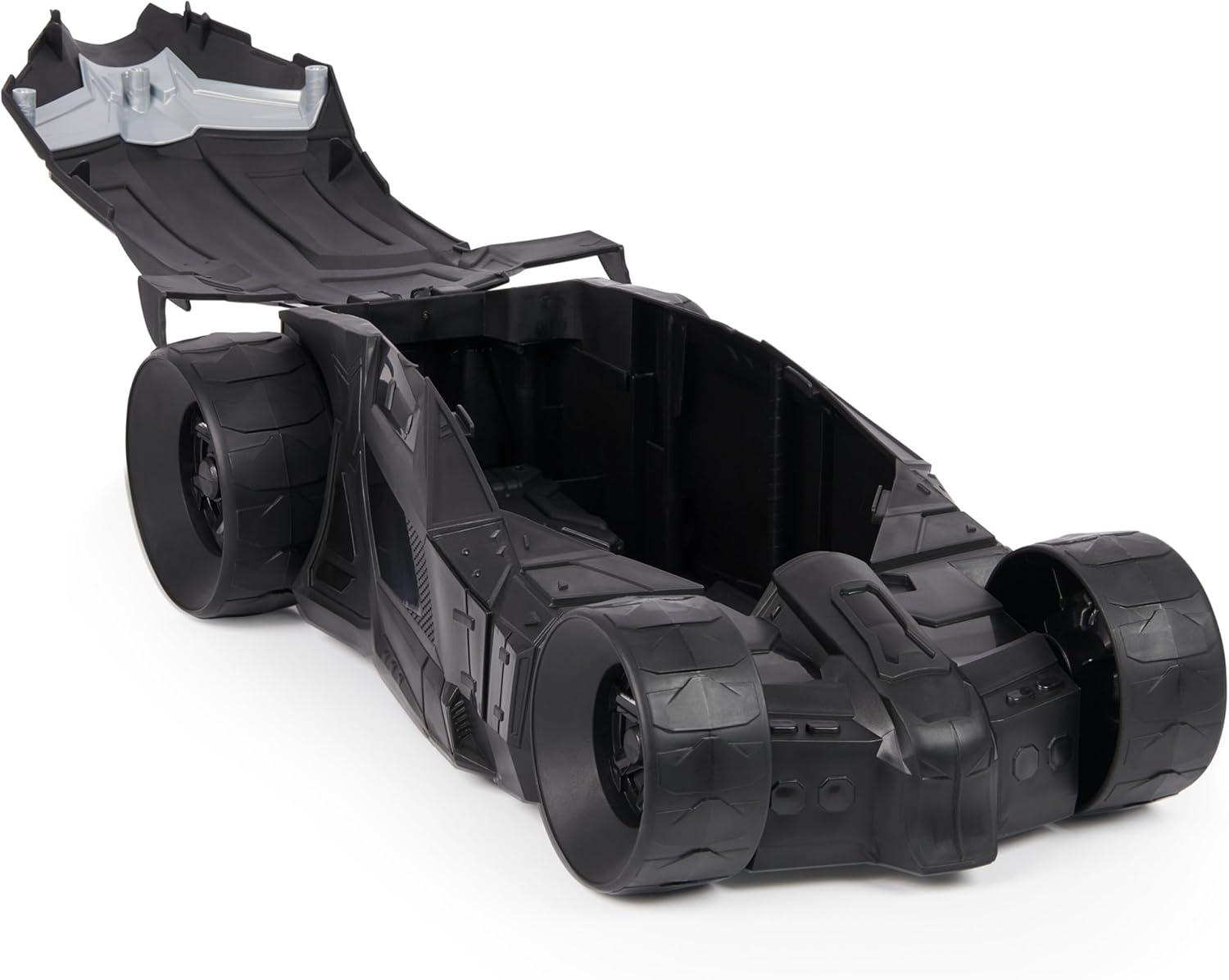 12-Inch Black Plastic Batman Batmobile Toy Car