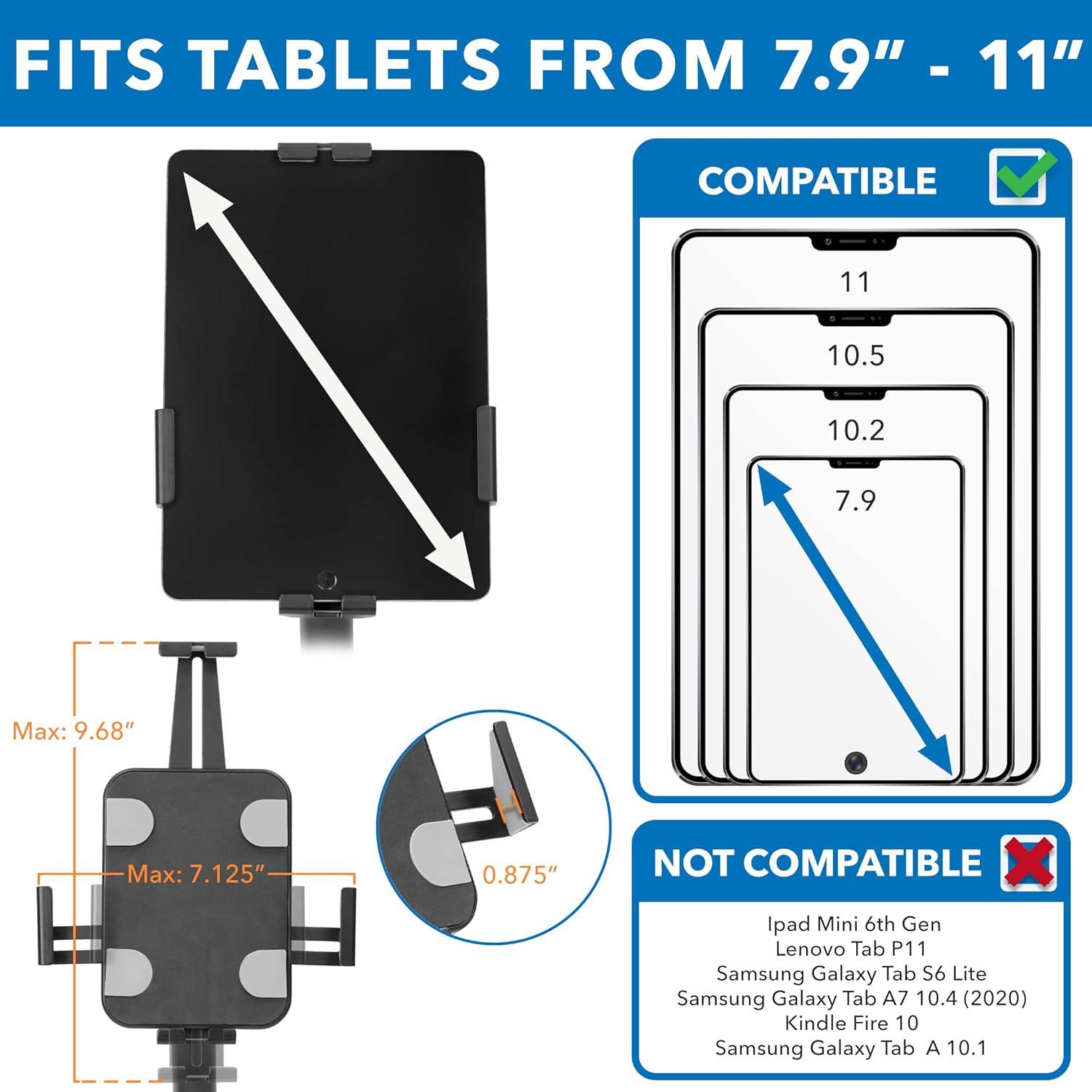 Mount-It! Anti-Theft Tablet Countertop Kiosk Stand