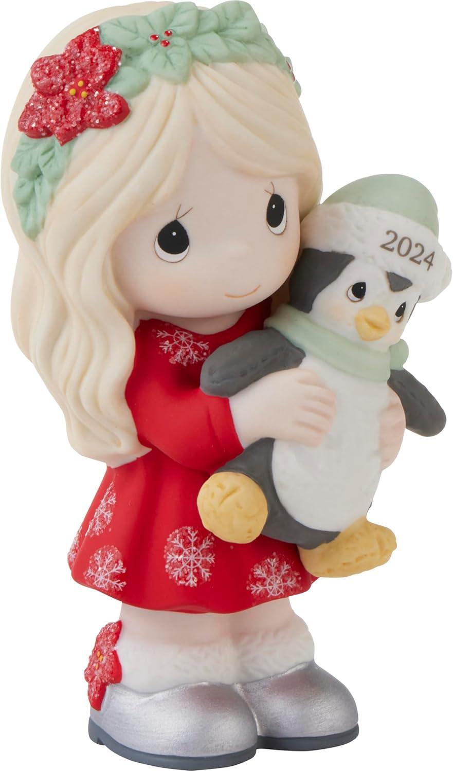 Precious Moments Have Yourself a Merry Little Christmas 2024 Dated Girl Figurine, Count 1