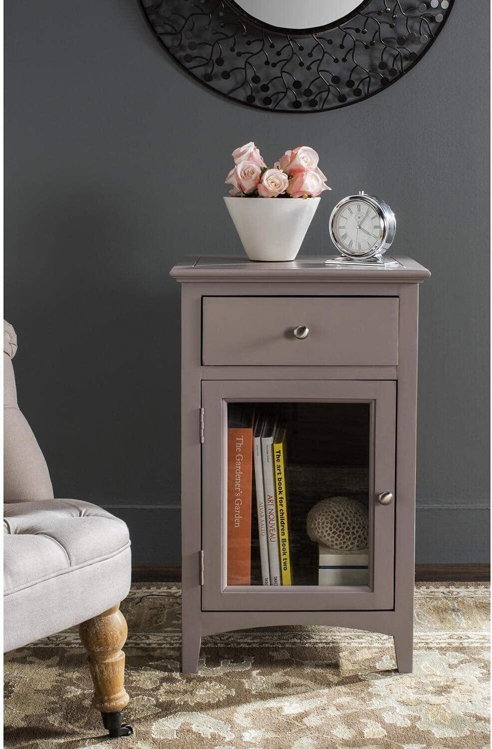 Ziva 1 Drawer Nightstand  - Safavieh