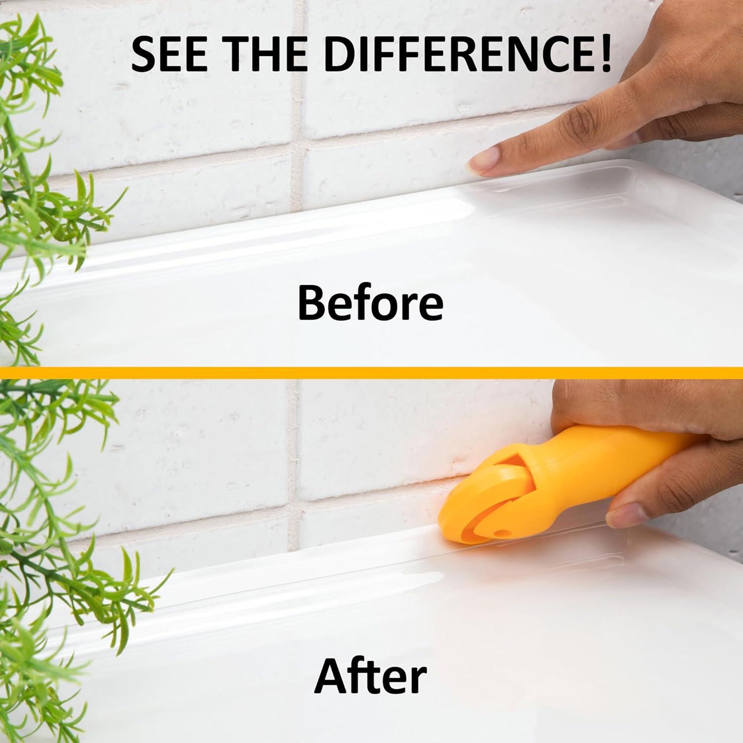 1/2 in. x 10 ft. White PVC Inside Corner Self-adhesive Flexible Caulk and Trim Molding (2-Pack)