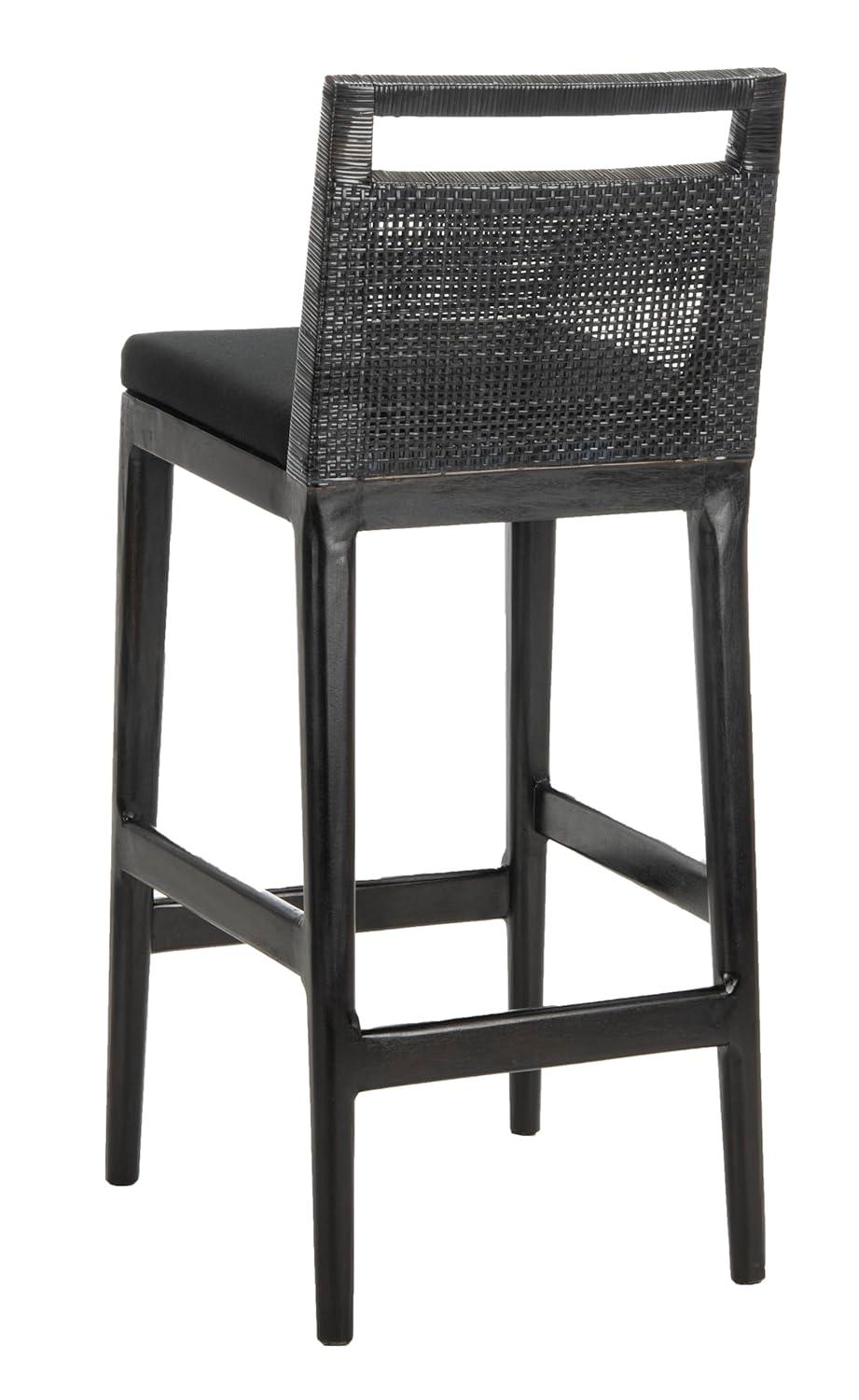 Darin Bar Stool - SEA4015 - Dark Brown/Black - Safavieh