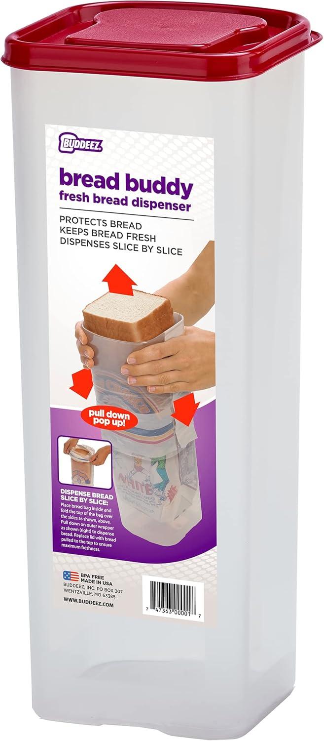 Buddeez Buddeez Original Bread Buddy Storage/Dispenser Bread Box