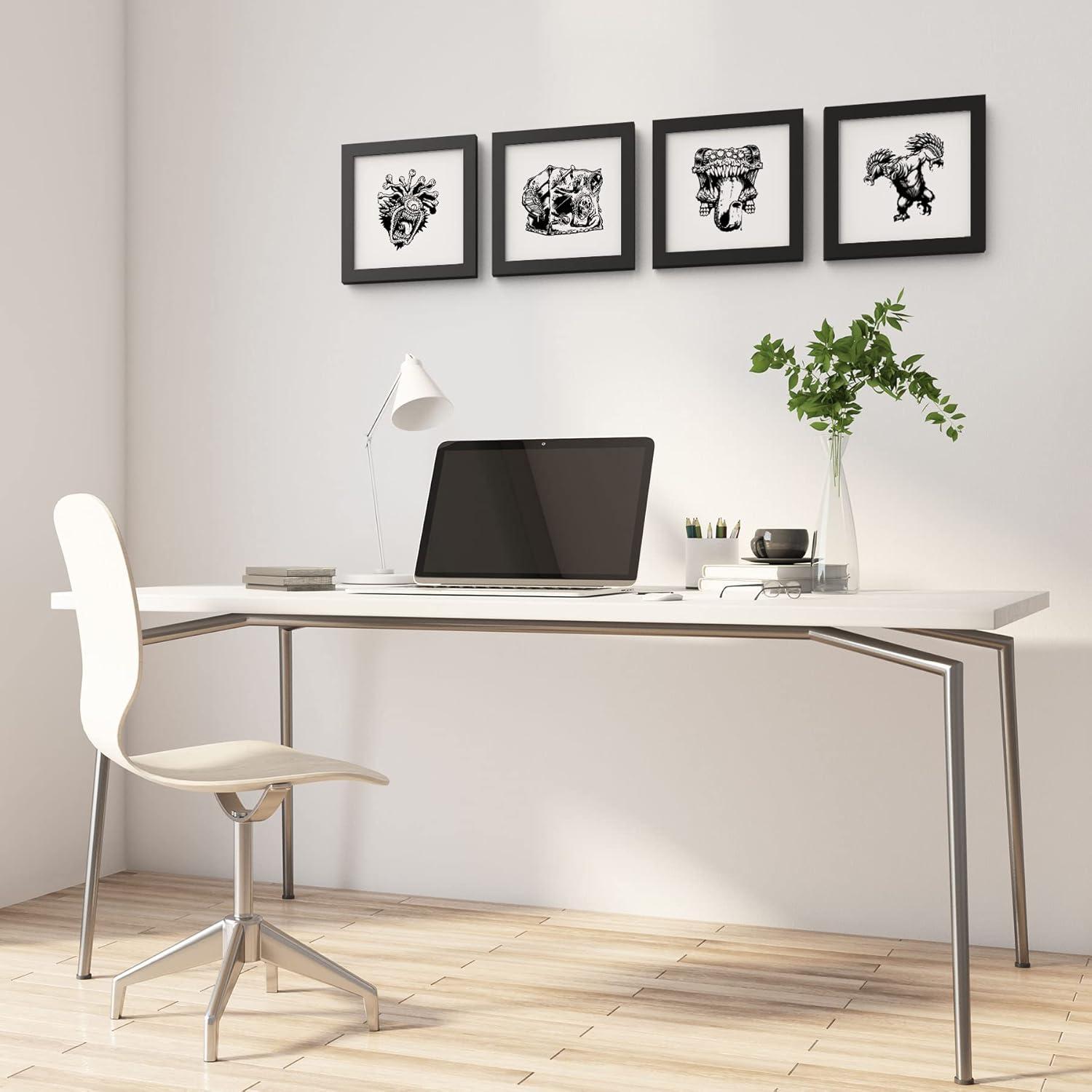 Gallery Pops Dungeons & Dragons - Classic Gelatinous Cube Wall Art, Black Framed Version, 12" x 12"