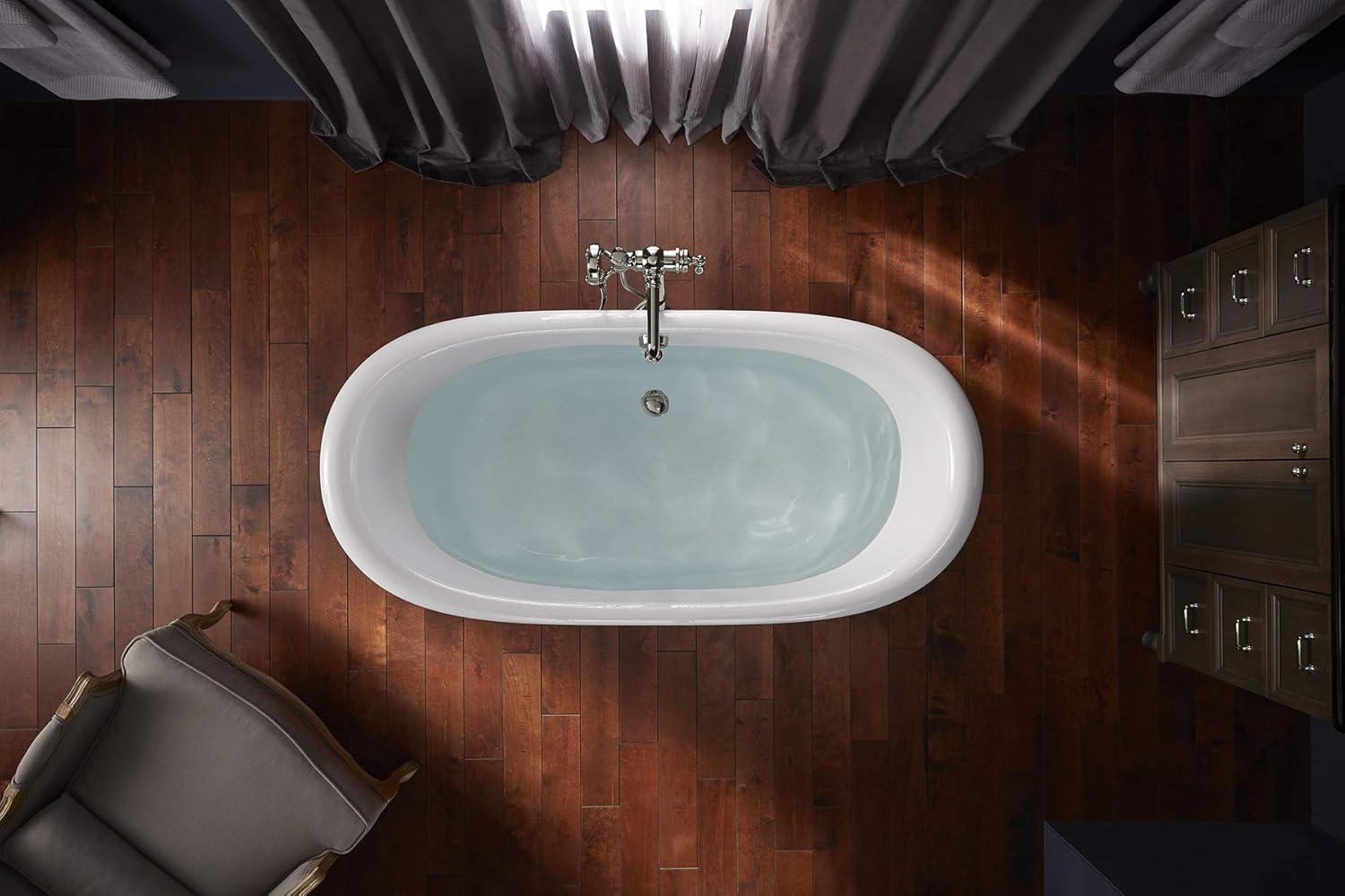 Artifacts® 66" x 33" Freestanding Bath with Iron Black Exterior