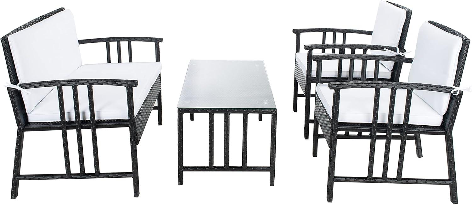 Reslor 4 Piece Patio Outdoor Living Set  - Safavieh