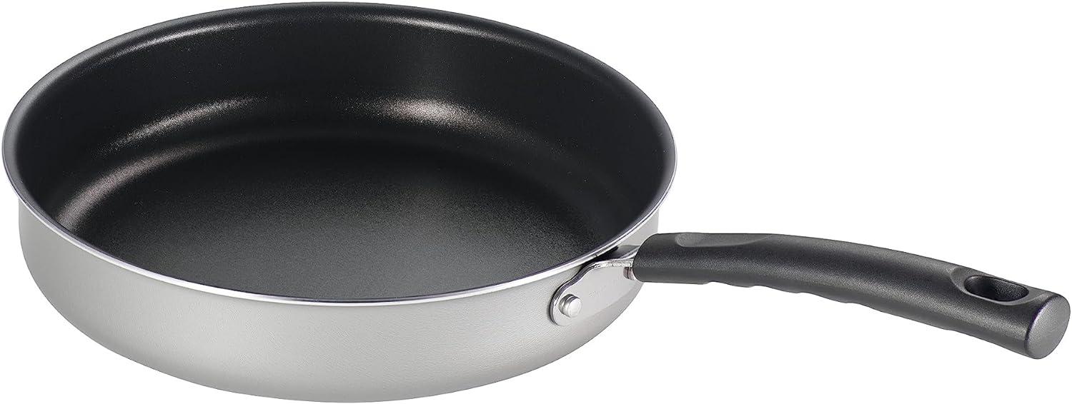 15-Piece Silver Nonstick Aluminum Cookware Set with Utensils