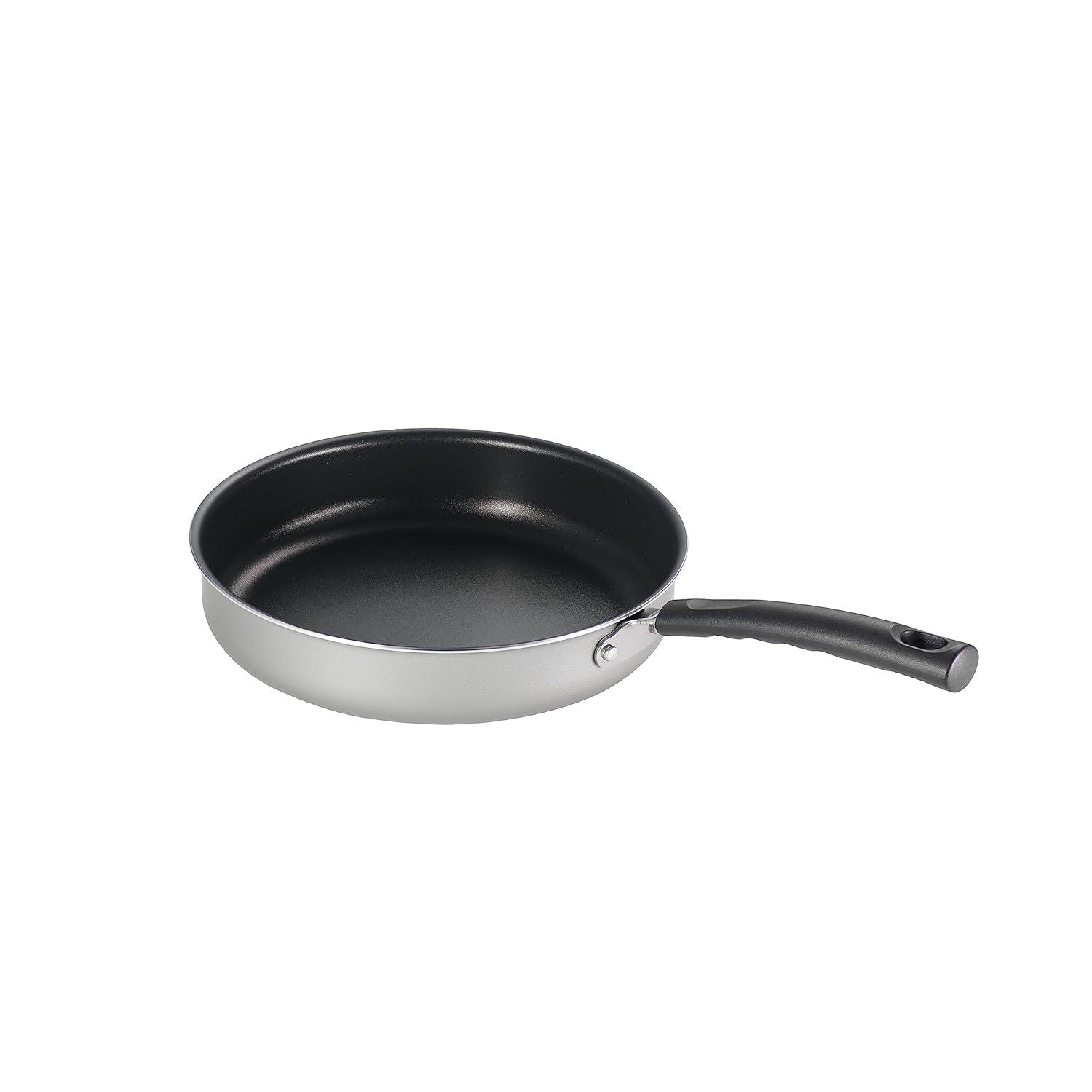 15-Piece Silver Nonstick Aluminum Cookware Set with Utensils
